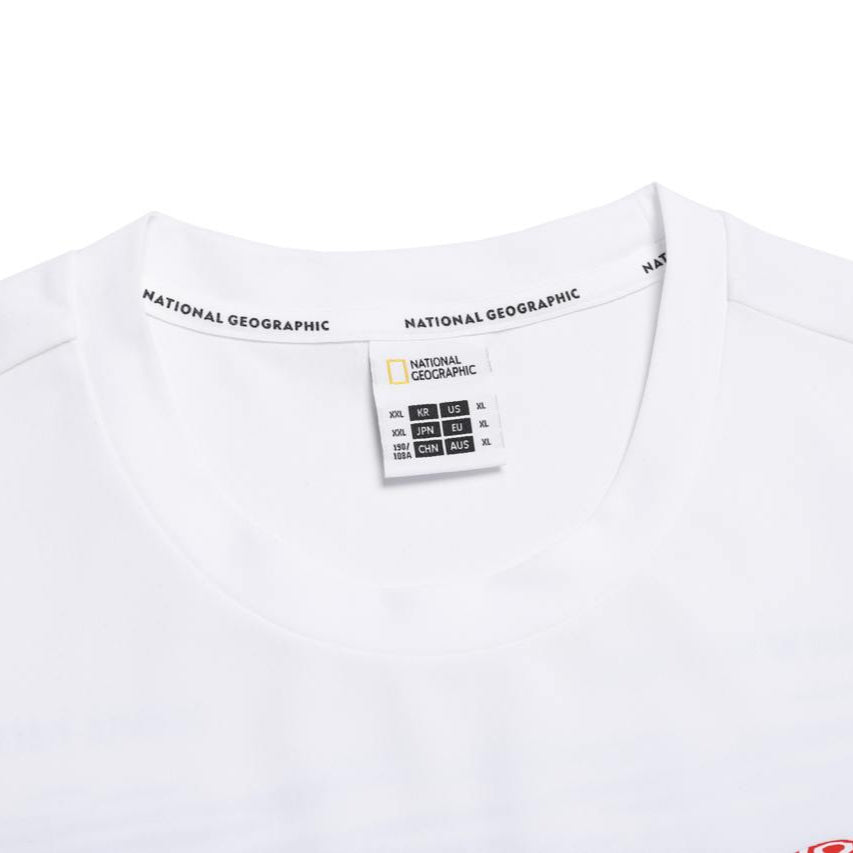 SEMI-OVER FIT SHORT-SLEEVE WATER T-SHIRT WHITE
