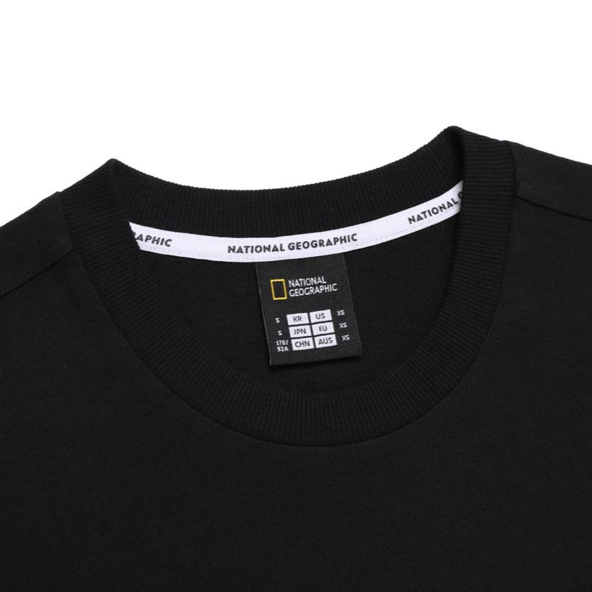 UNISEX TREASURE CREW SEMI-OVER FIT GRAPHIC H/TEE CARBON BLACK