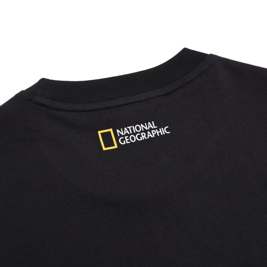 16'S COTTON SEMI-OVER FIT SHORT SLEEVE T-SHIRT CARBON BLACK