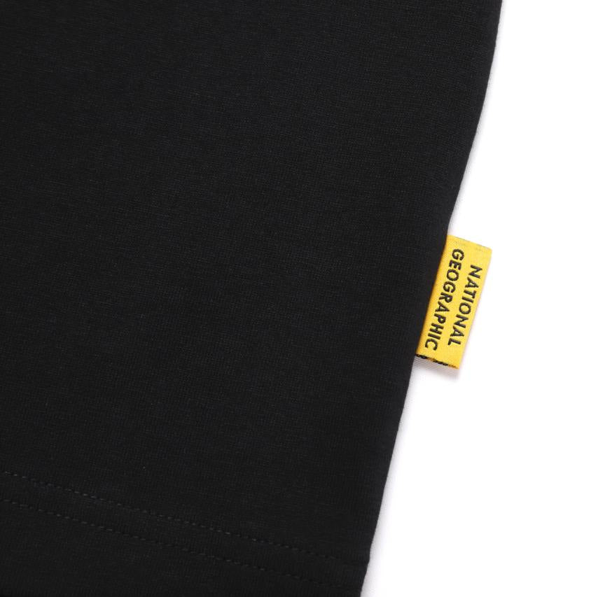 SEMI-OVER FIT ANIMAL SHORT SLEEVE T-SHIRT CARBON BLACK