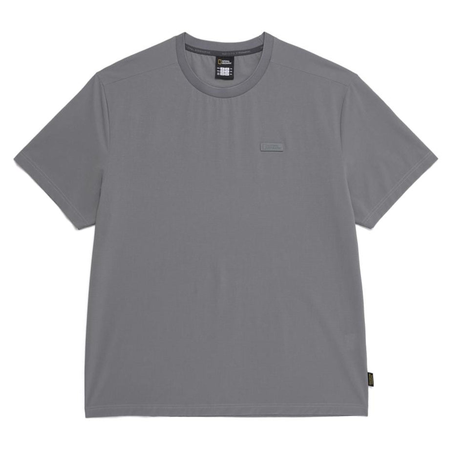 AIRDOT FUNCTIONAL BASIC FIT HALF SLEEVE T-SHIRT IRON GREY