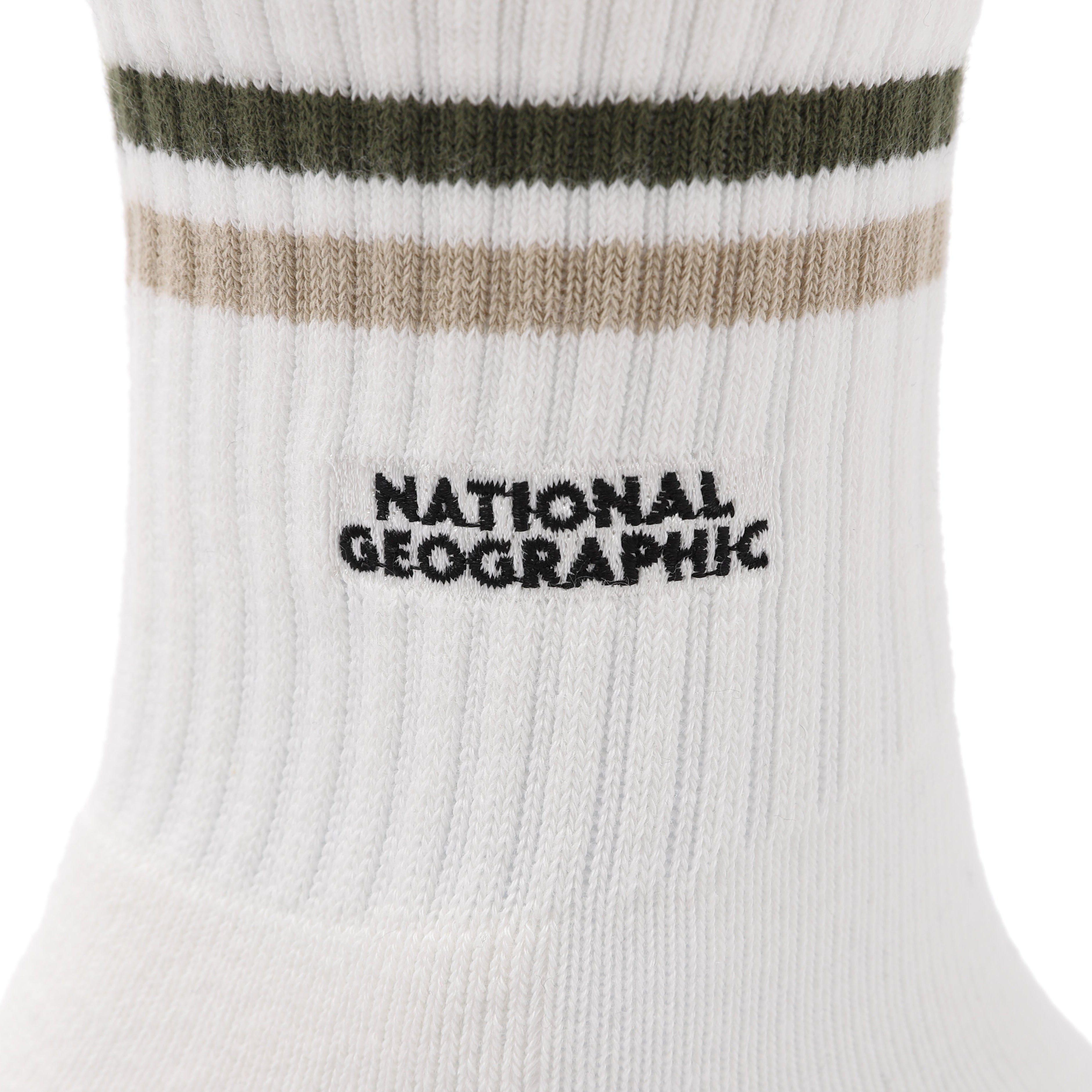 STRIPE MIDDLE SOCKS BEIGE