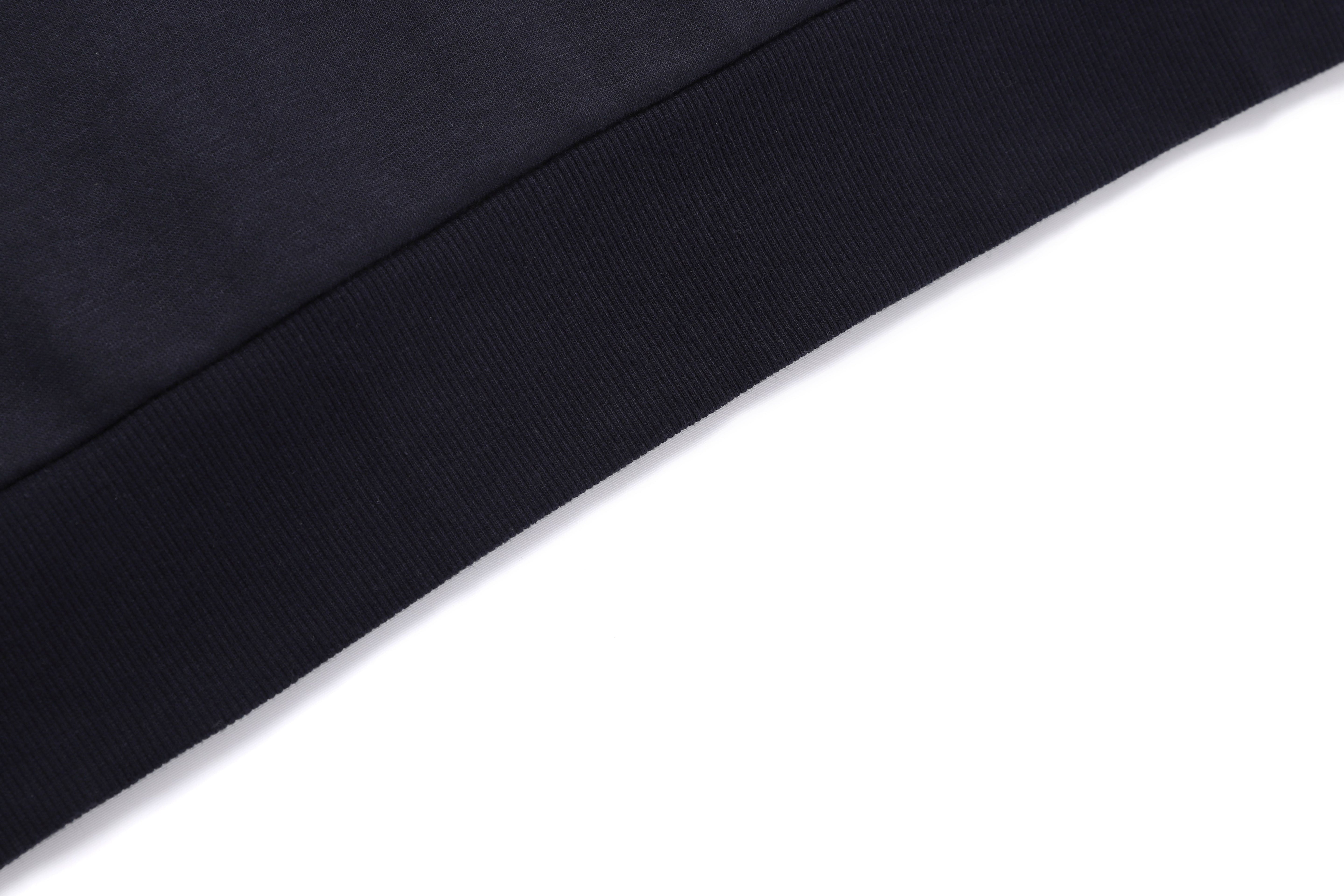 WOMEN MODAL SMALL LOGO EMBROIDERED COLLAR SWEATSHIRT D/NAVY