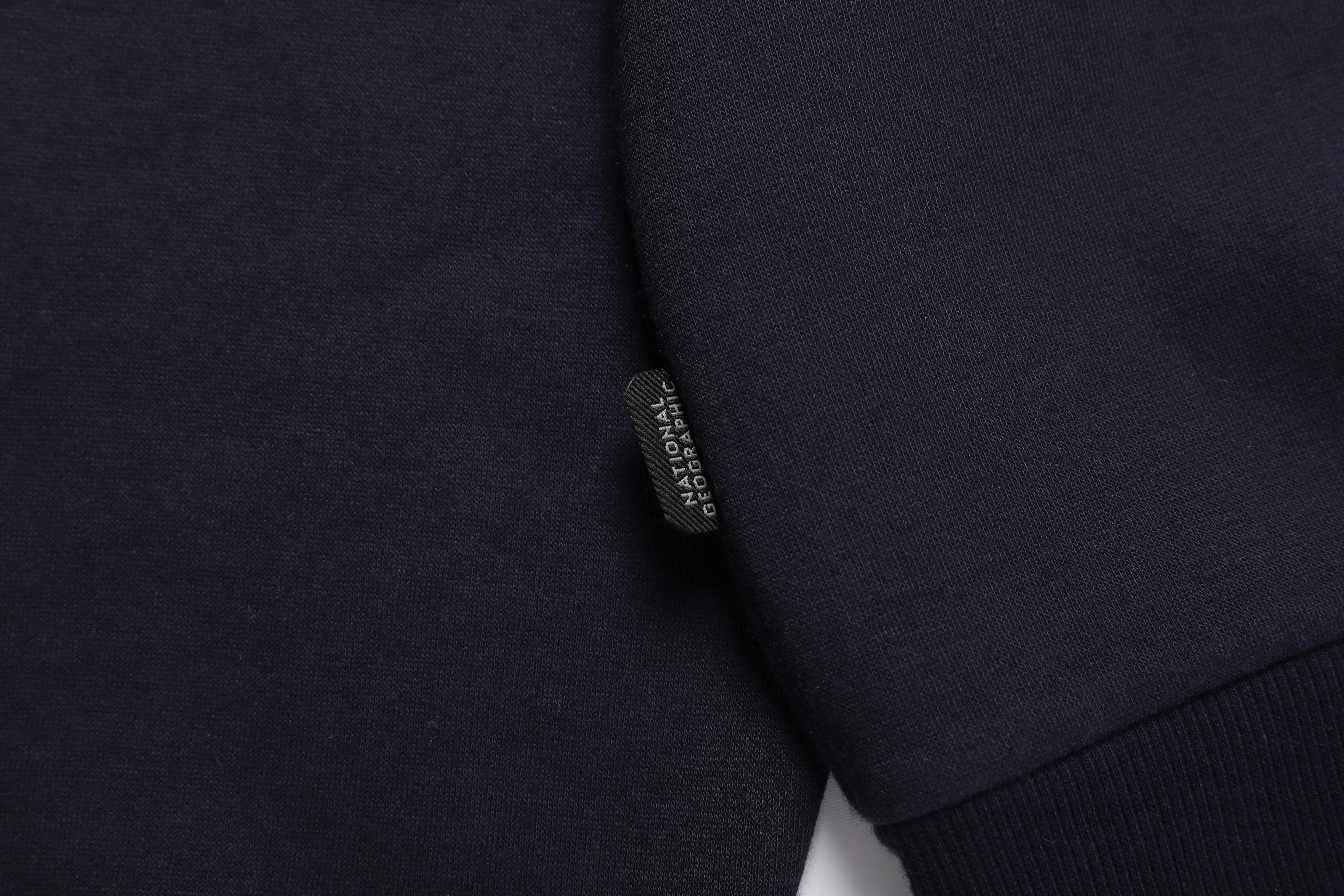 WOMEN MODAL SMALL LOGO EMBROIDERED COLLAR SWEATSHIRT D/NAVY