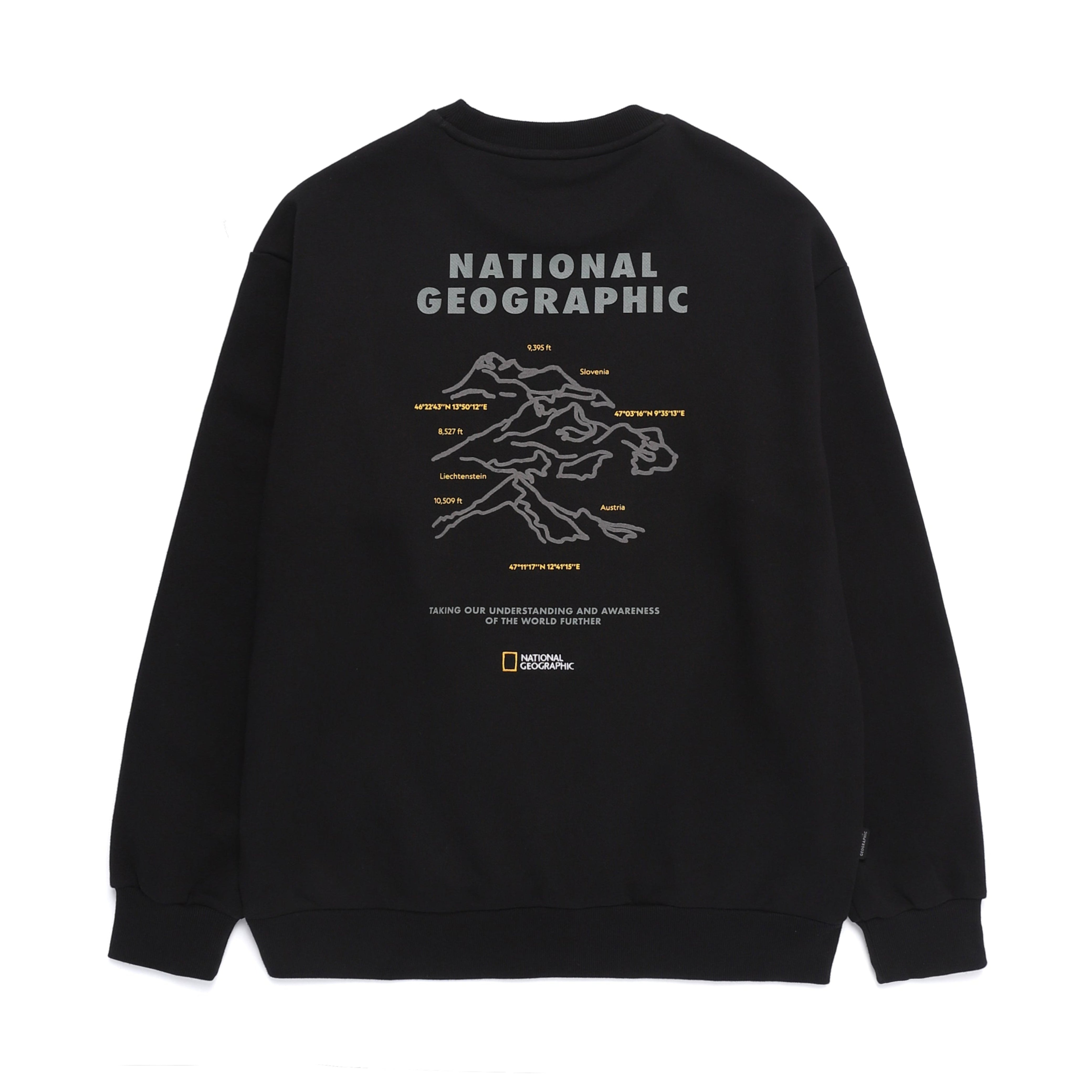 CONCEPT GRAPHIC SWEATSHIRT BLACK