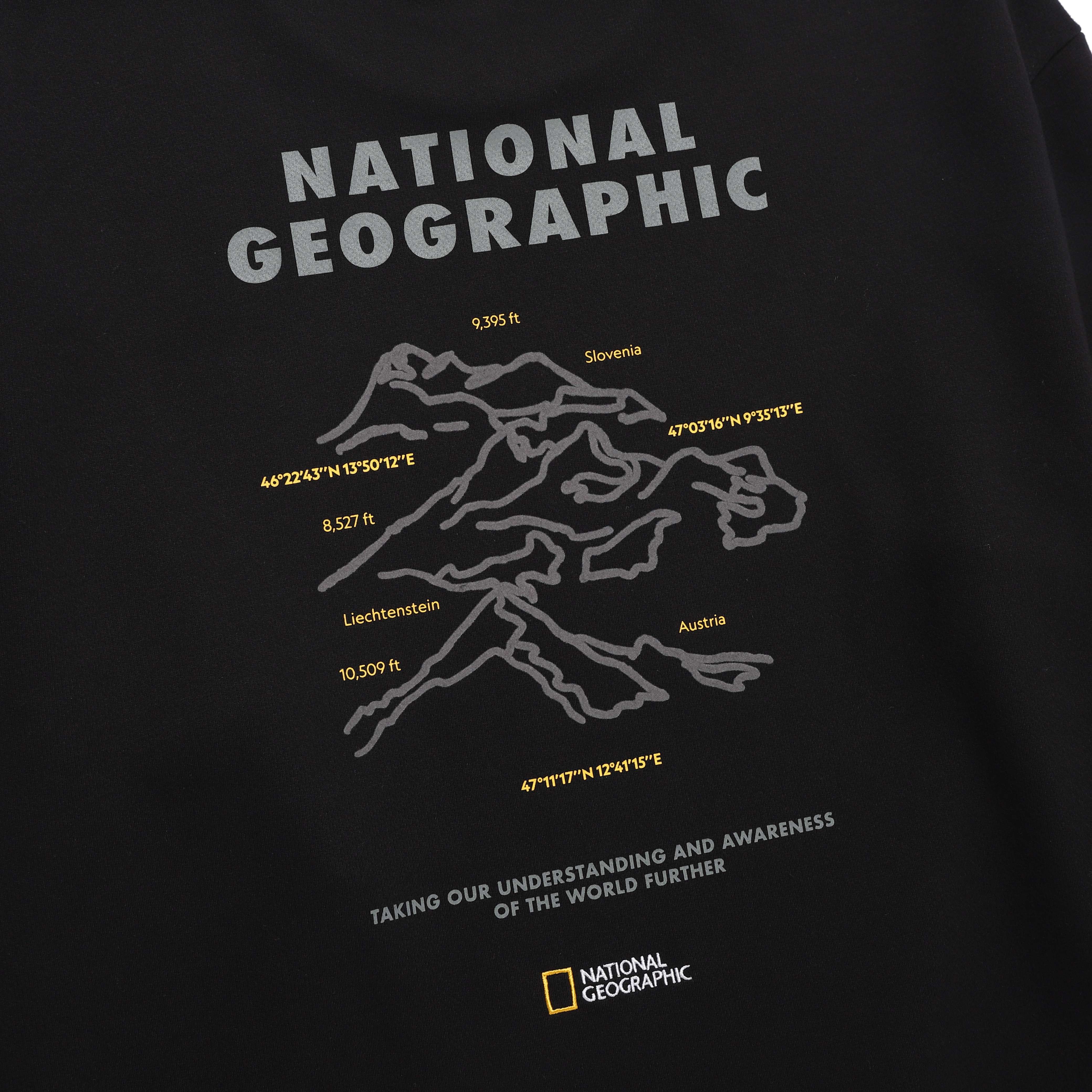 CONCEPT GRAPHIC SWEATSHIRT BLACK