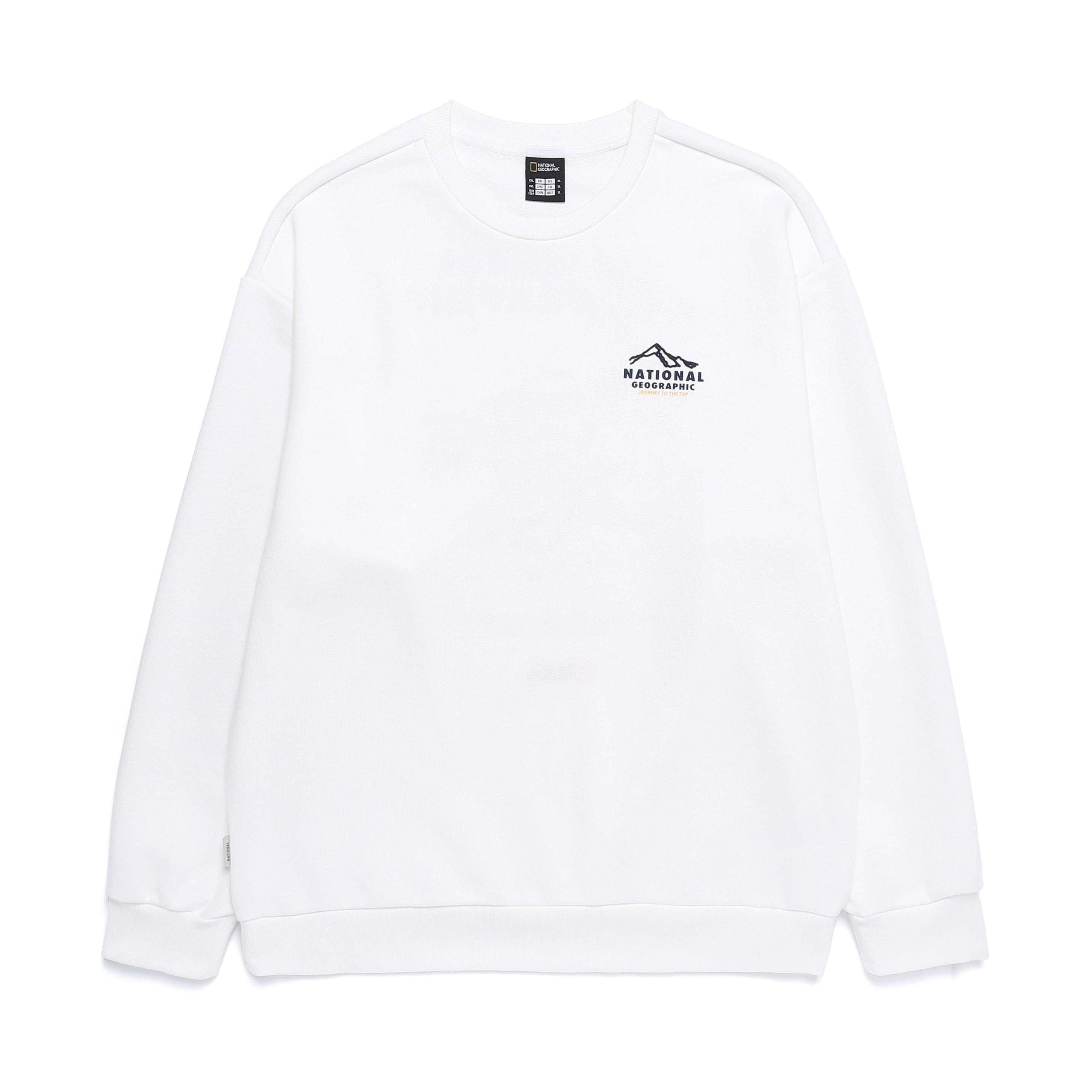 CONCEPT GRAPHIC SWEATSHIRT O/WHITE