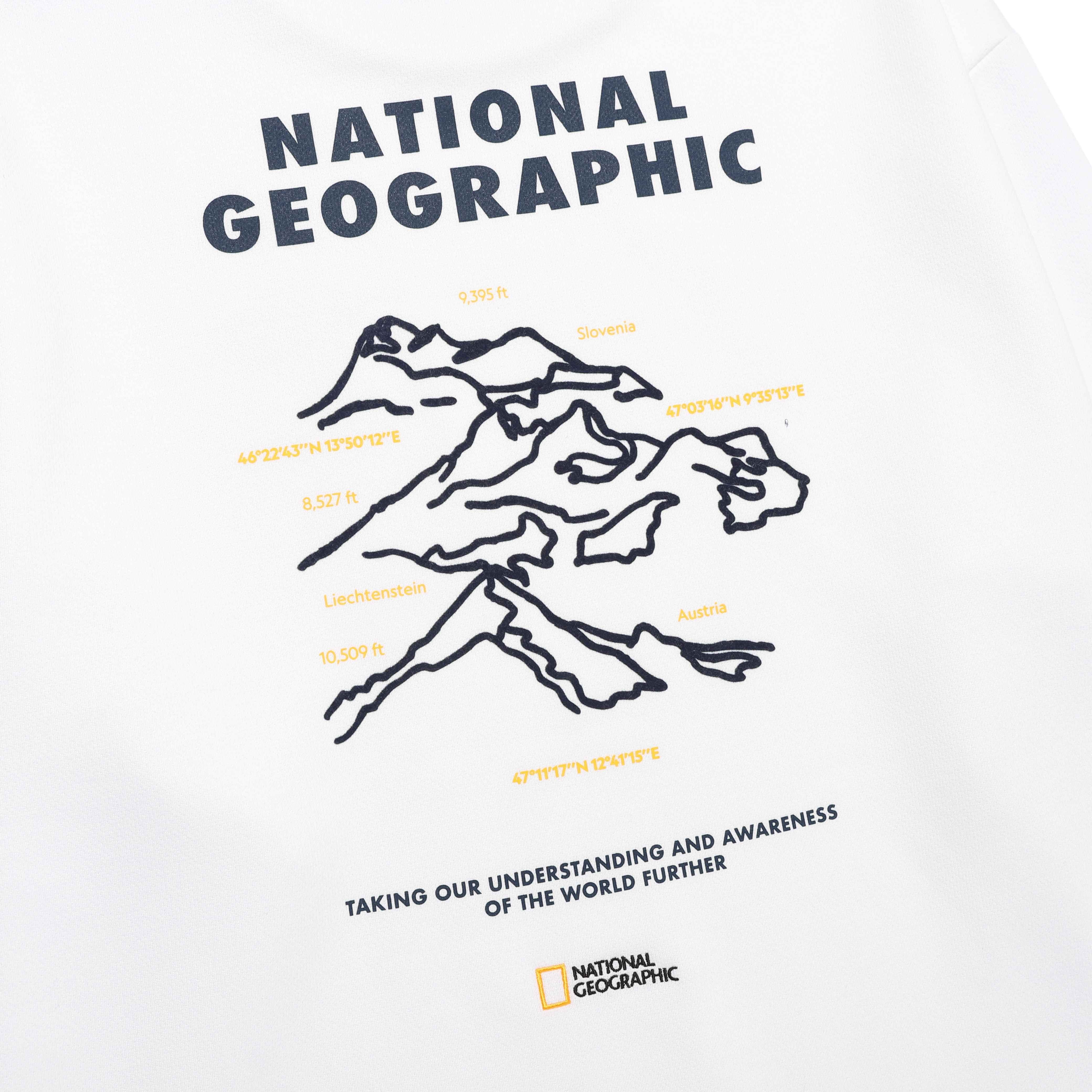 CONCEPT GRAPHIC SWEATSHIRT O/WHITE