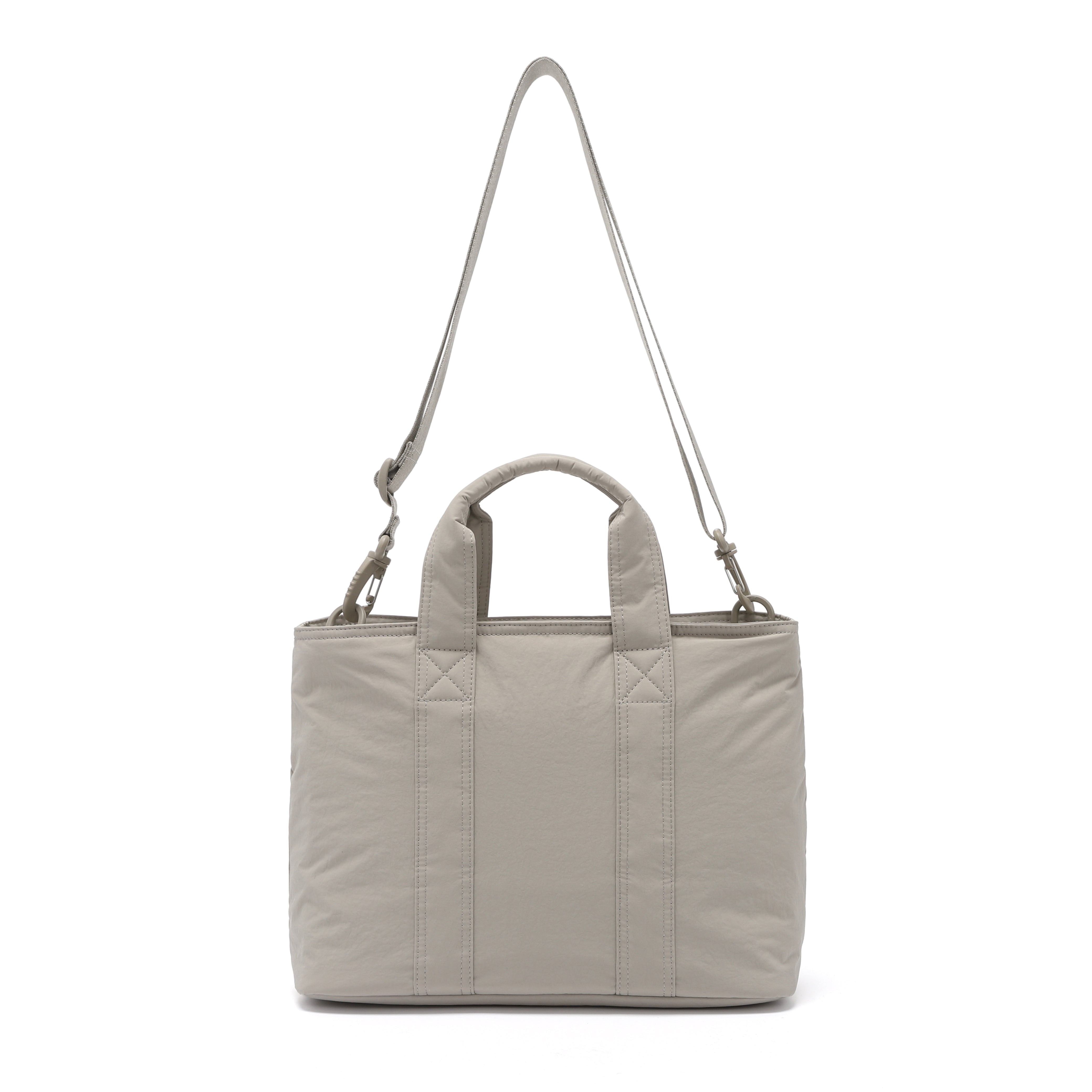LIGHT WIDE TOTE BAG BEIGE