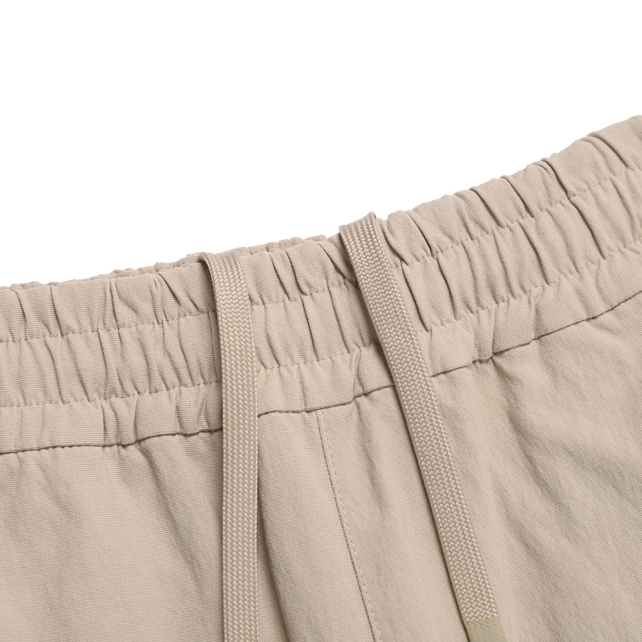 CARGO POCKET WOVEN LONG SHORTS MOURNING BEIGE