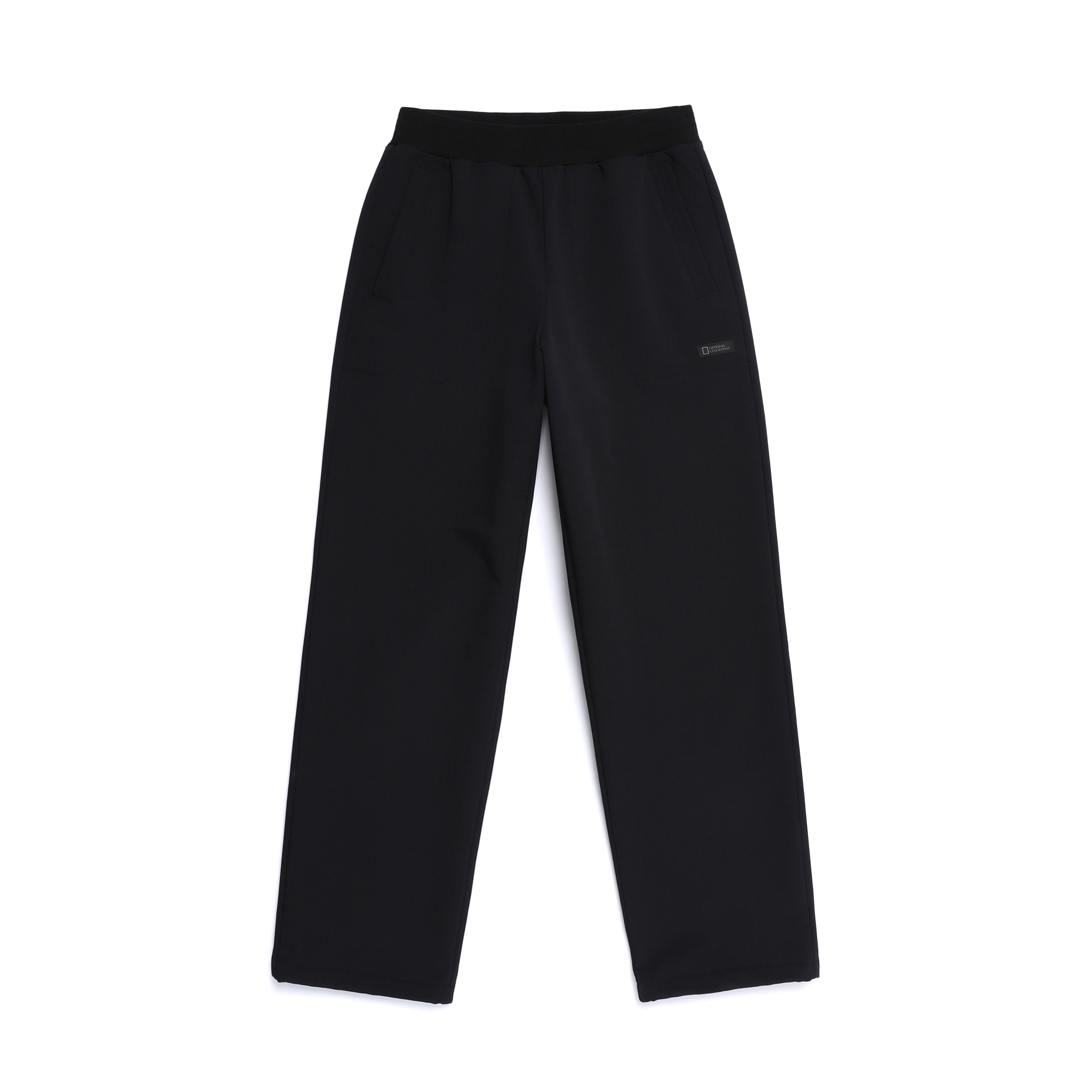 ARCHELON DOUBLE WARM FULL BREUSHED WOVEN PANTS BLACK