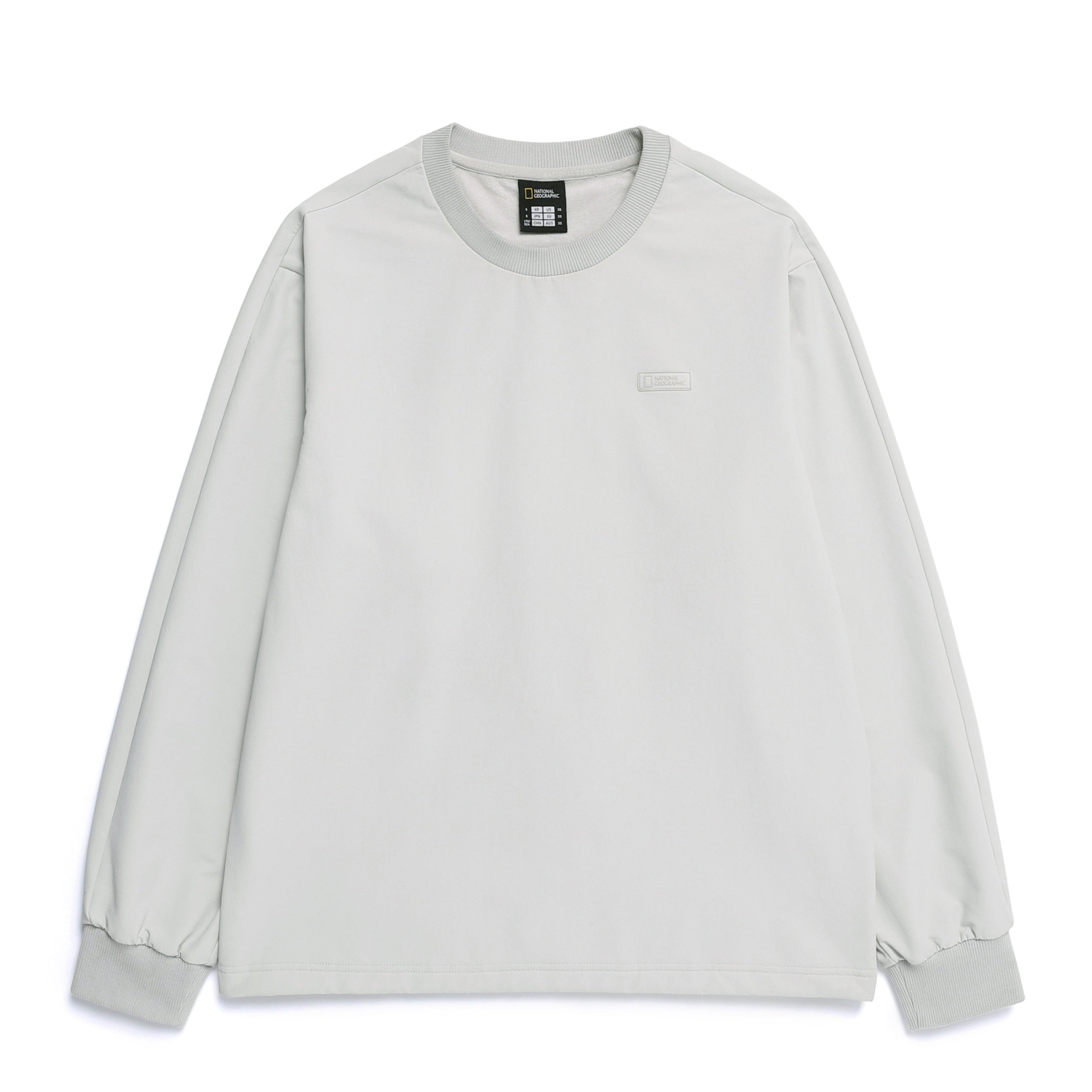 ARCHELON DOUBLE WARM FULL BRUSHED WOVEN SWEATSHIRT L/GREY