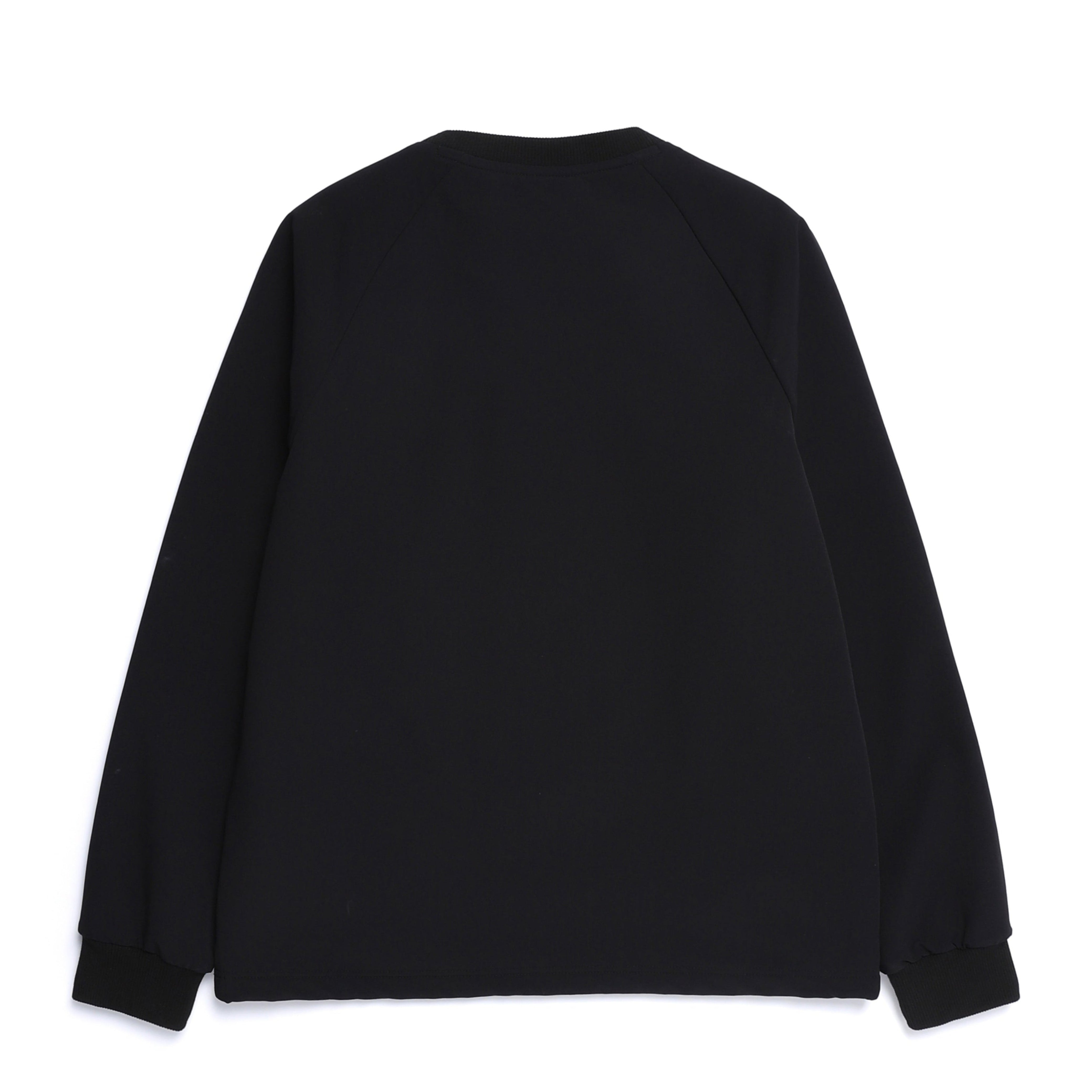 ARCHELON DOUBLE WARM FULL BRUSHED WOVEN SWEATSHIRT BLACK
