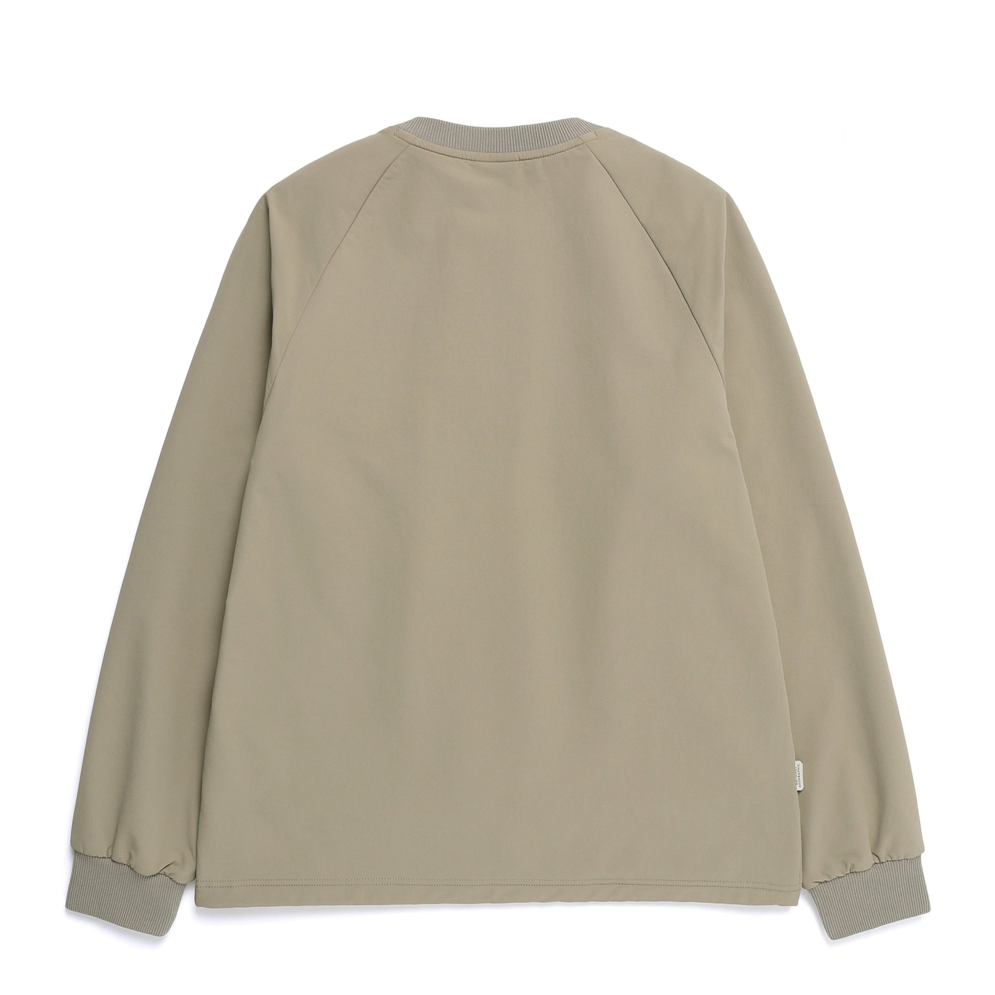 ARCHELON DOUBLE WARM FULL BRUSHED WOVEN SWEATSHIRT OAK BEIGE