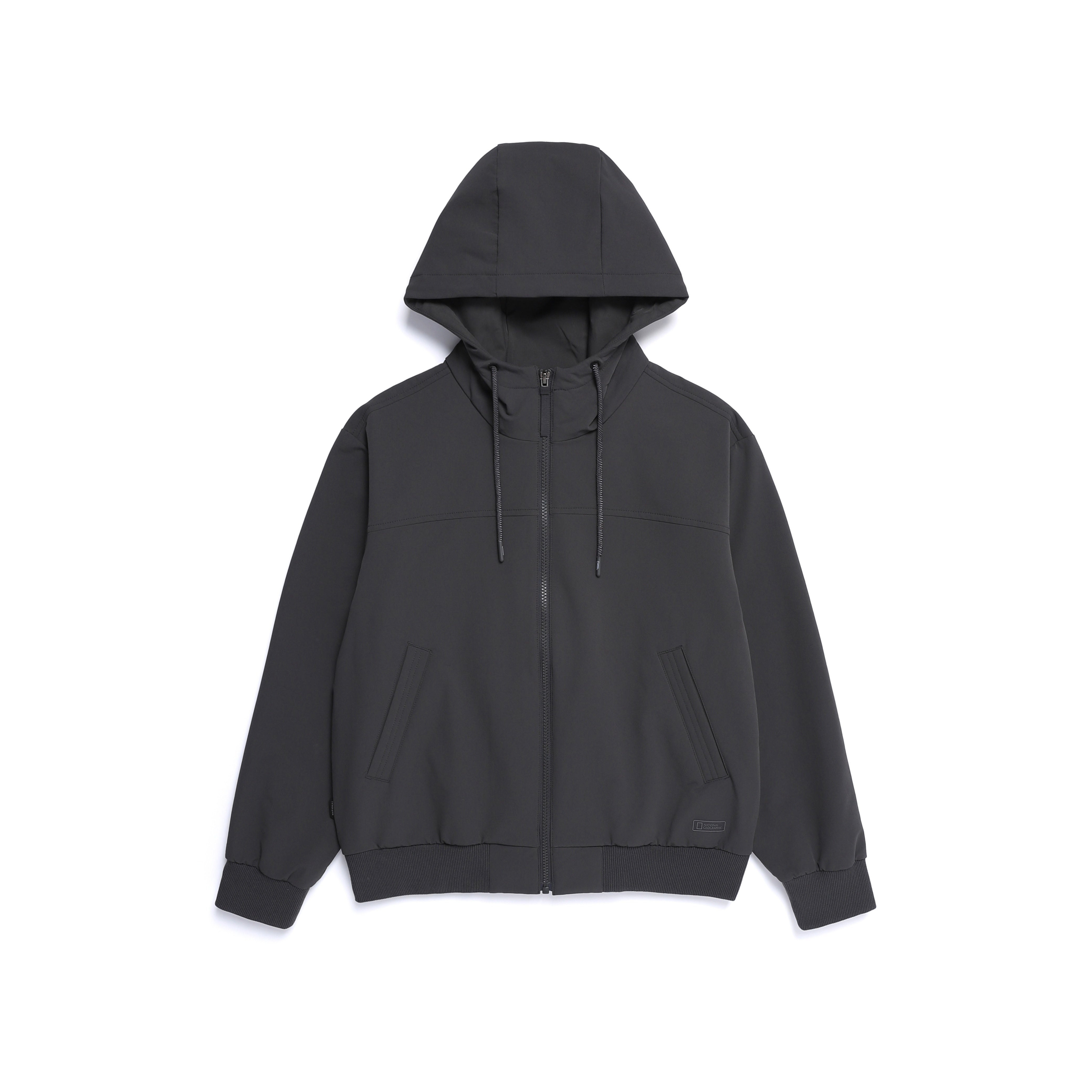 WOMEN ARCHELON DOUBLE WARM HOOD FULL ZIP-UP GREY