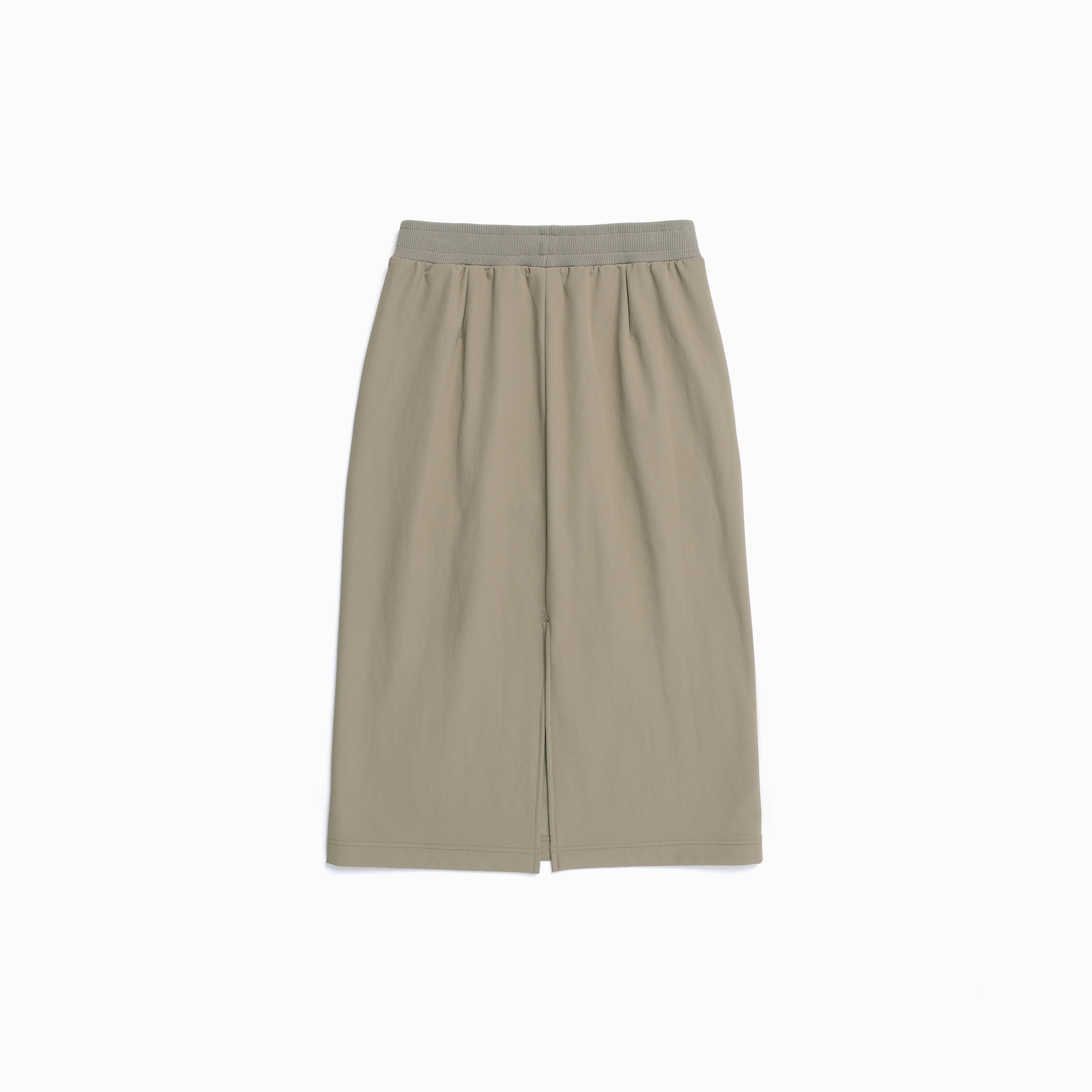 WOMEN ARCHELON DOUBLE WARM WOVEN SKIRT OAK BEIGE