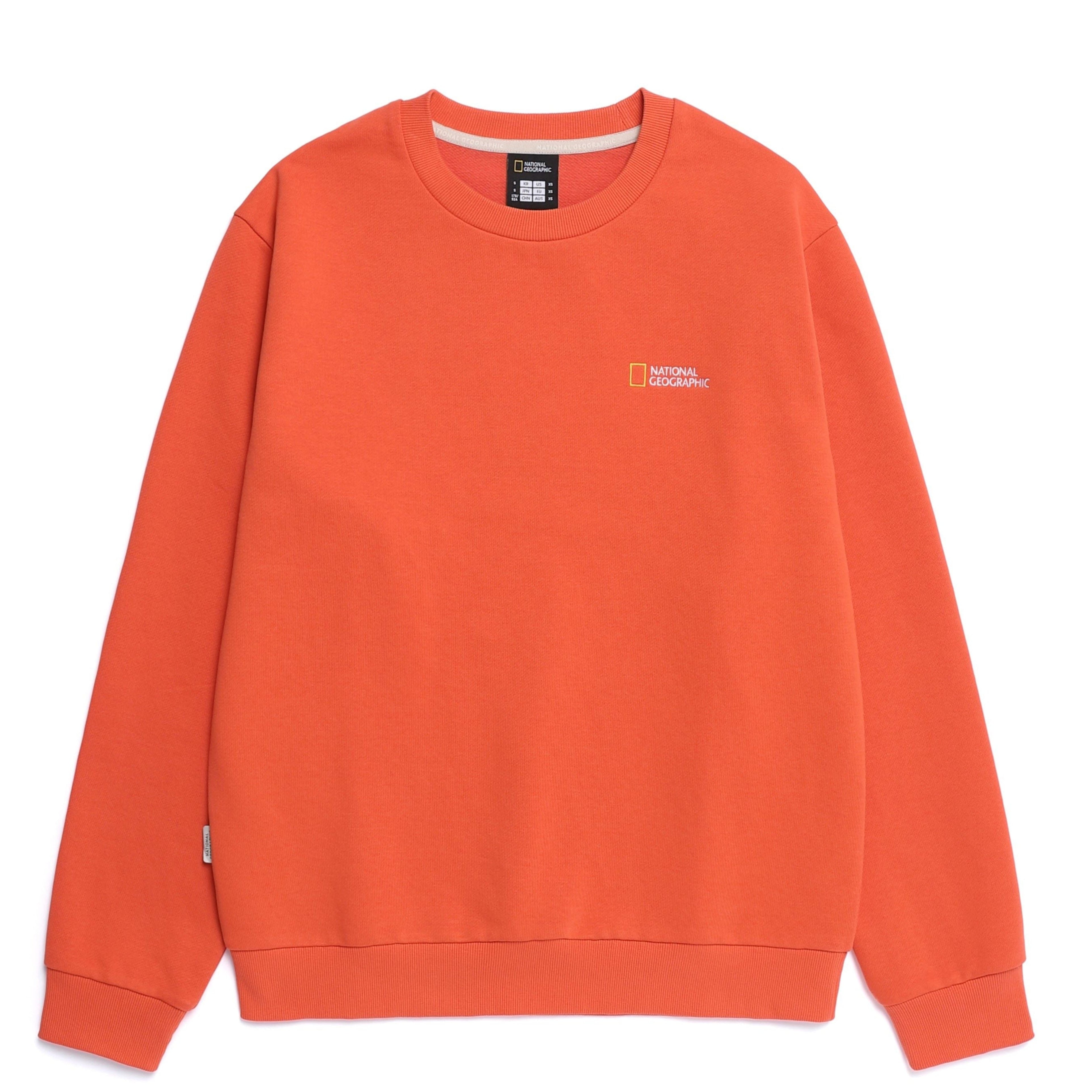 FOLHAS SMALL LOGO SWEATSHIRT L/ORANGE