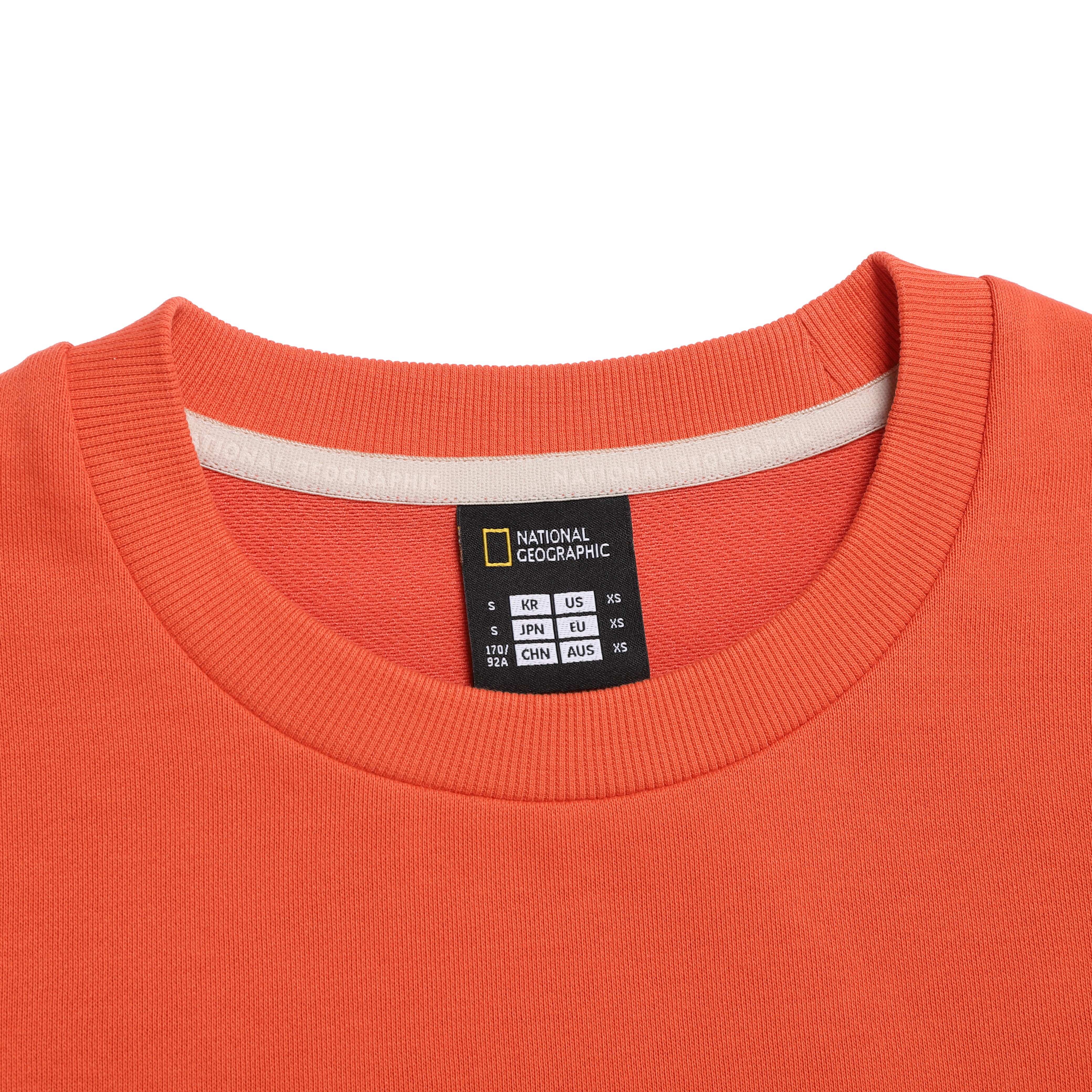 FOLHAS SMALL LOGO SWEATSHIRT L/ORANGE