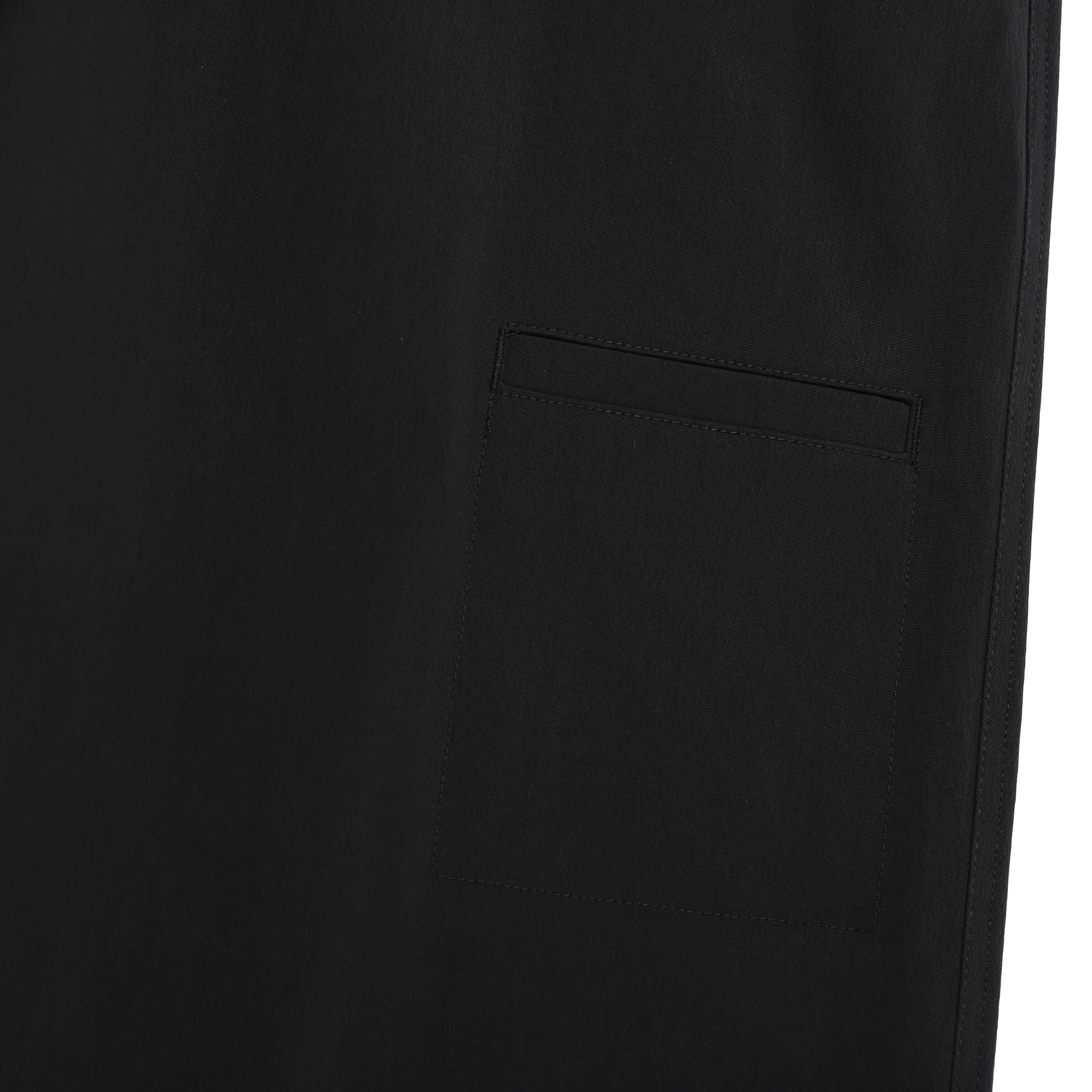 SEMI-LOOSE STRAIGHT PANTS BLACK