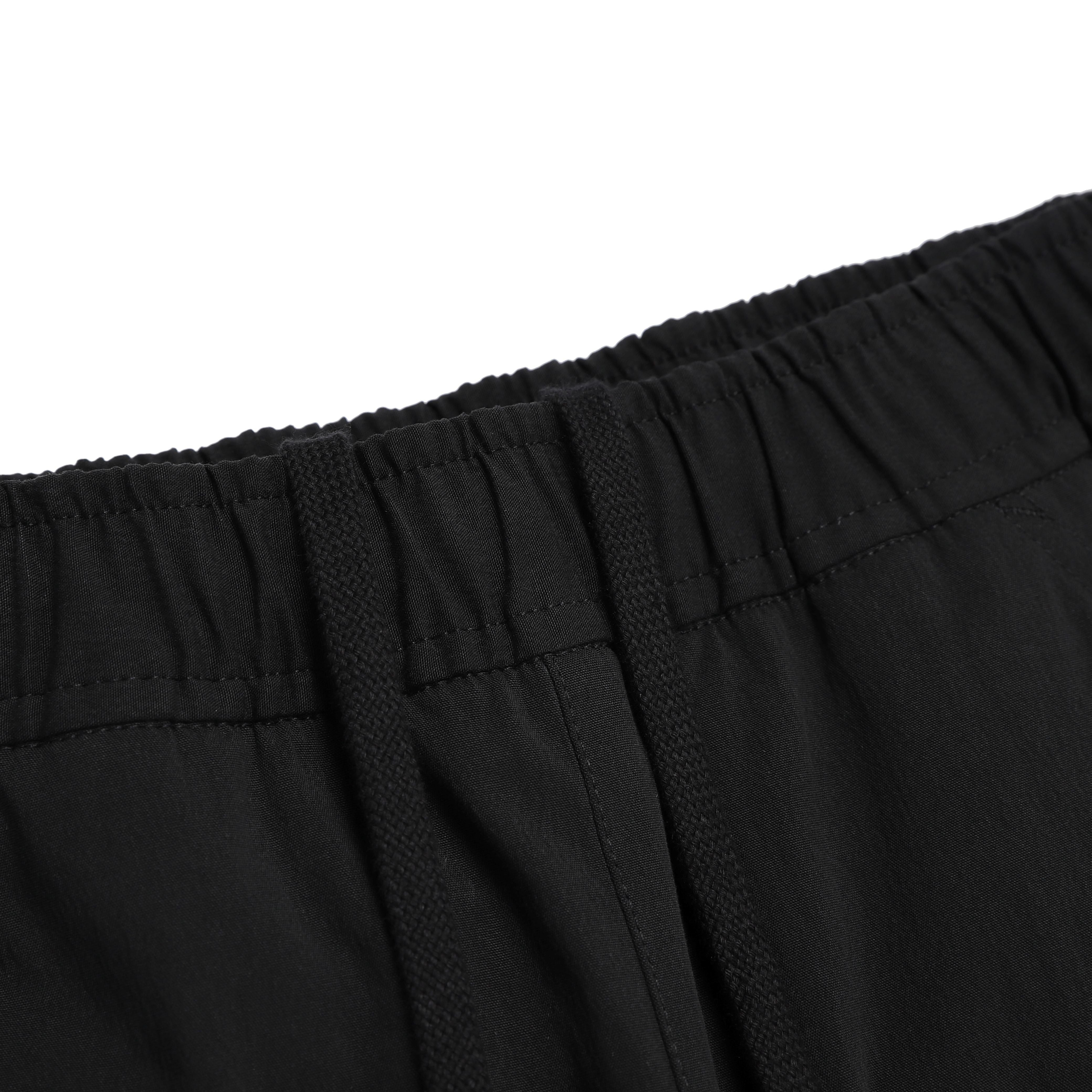SEMI-LOOSE STRAIGHT PANTS BLACK