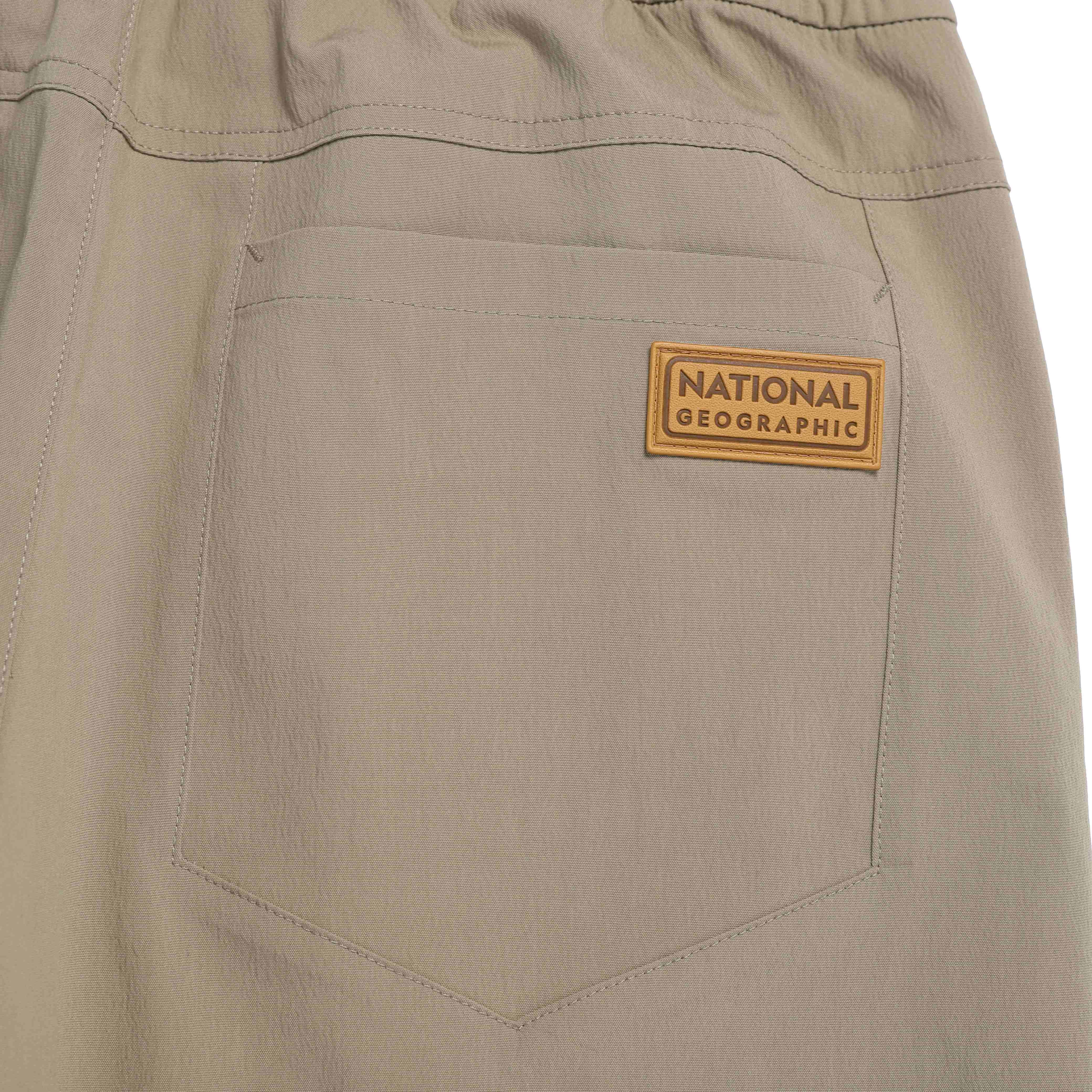 SEMI-LOOSE STRAIGHT PANTS OAK BEIGE