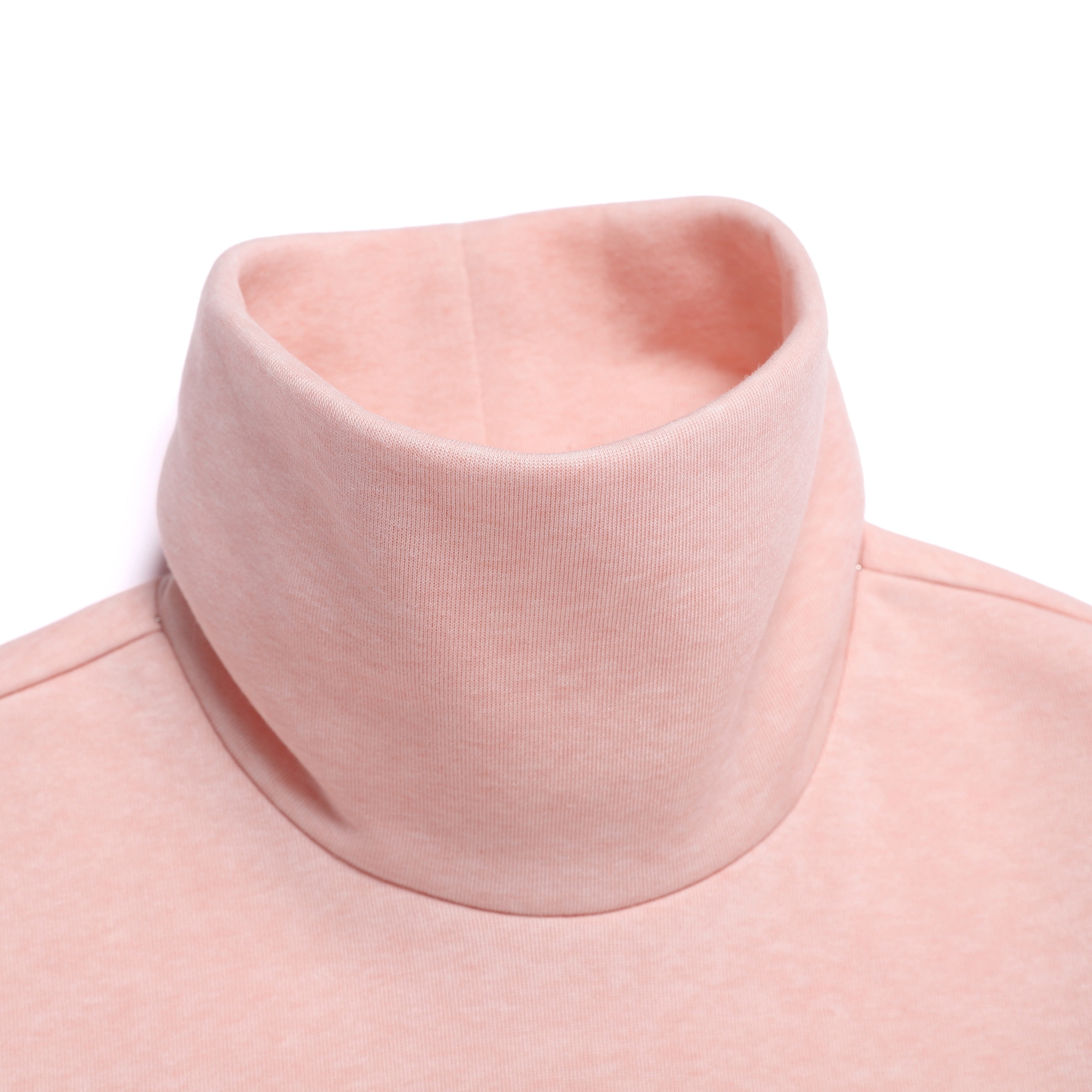 WOMEN FLEECE-LINED T-SHIRT PINK