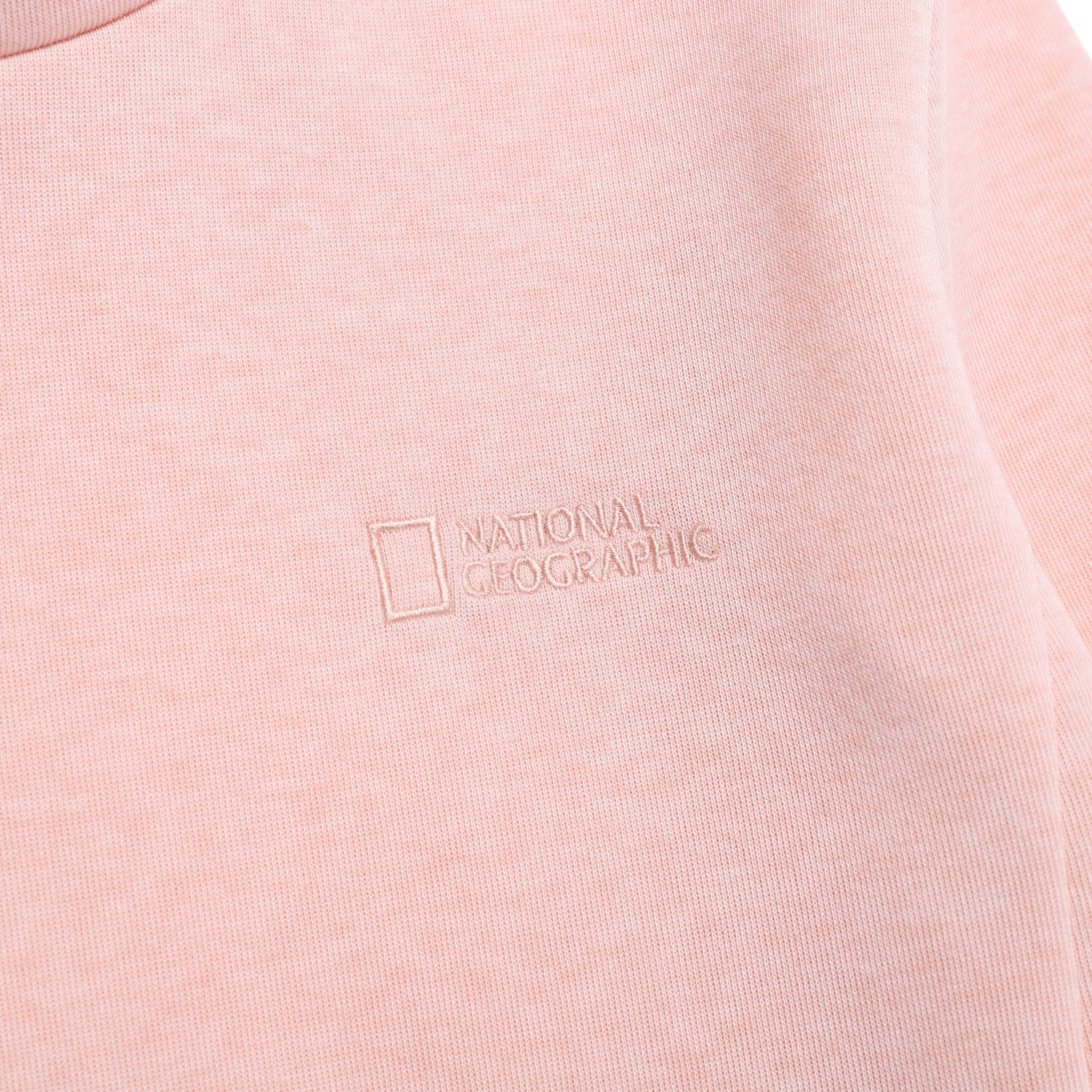 WOMEN FLEECE-LINED T-SHIRT PINK