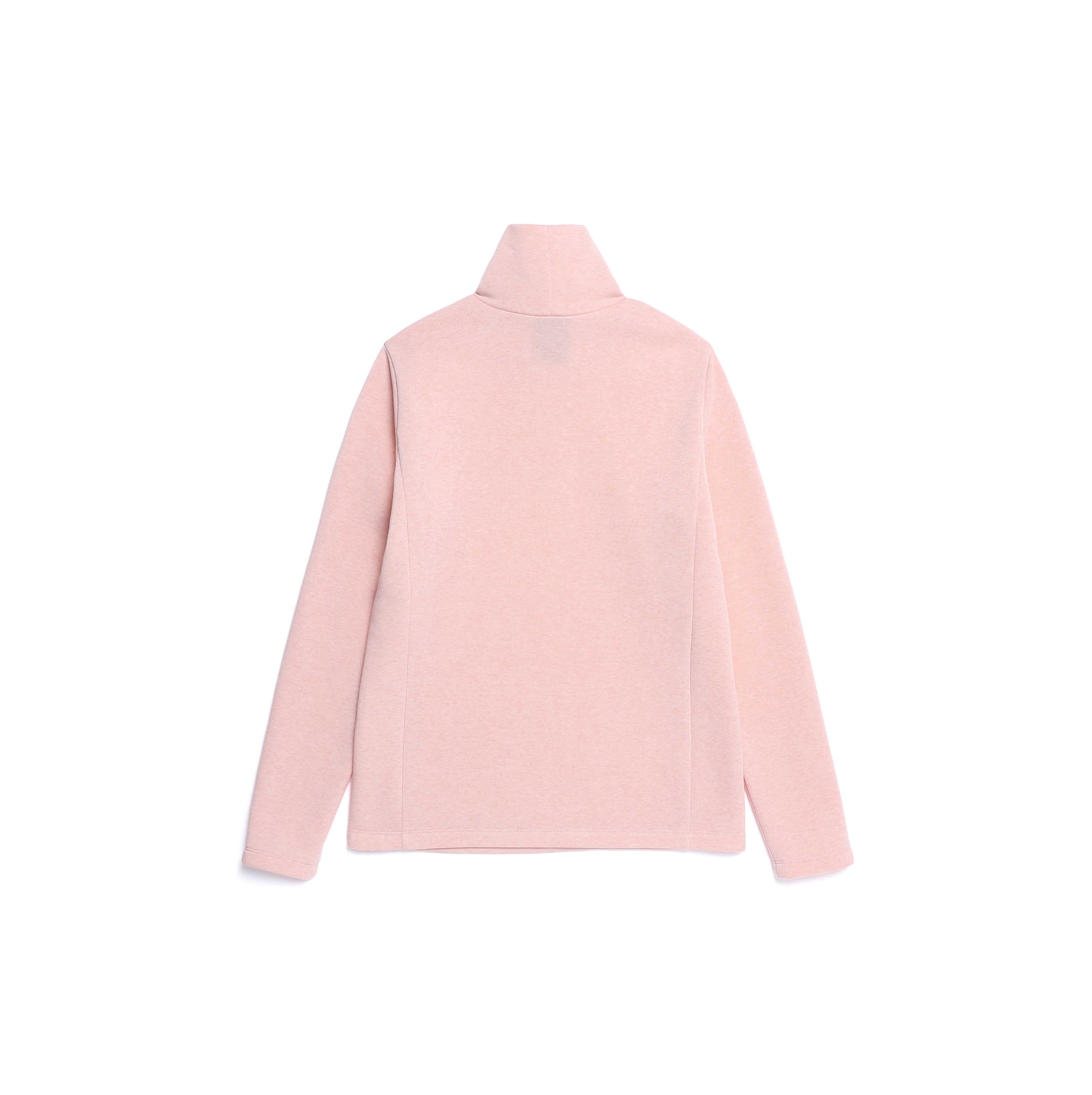 WOMEN FLEECE-LINED T-SHIRT PINK