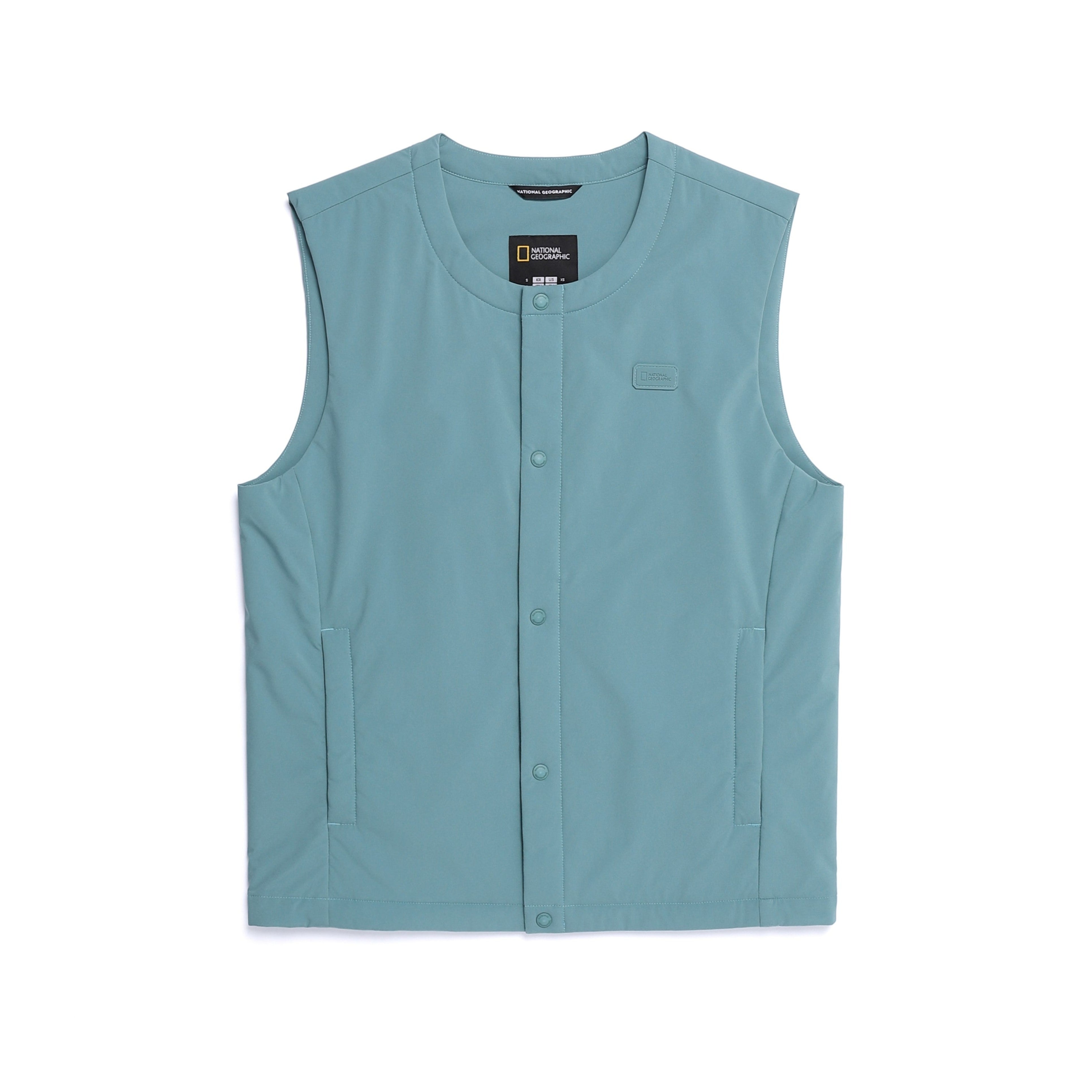 RHEA ULTRA-LIGHTWEIGHT PADDED VEST LIGHT TEAL GREEN