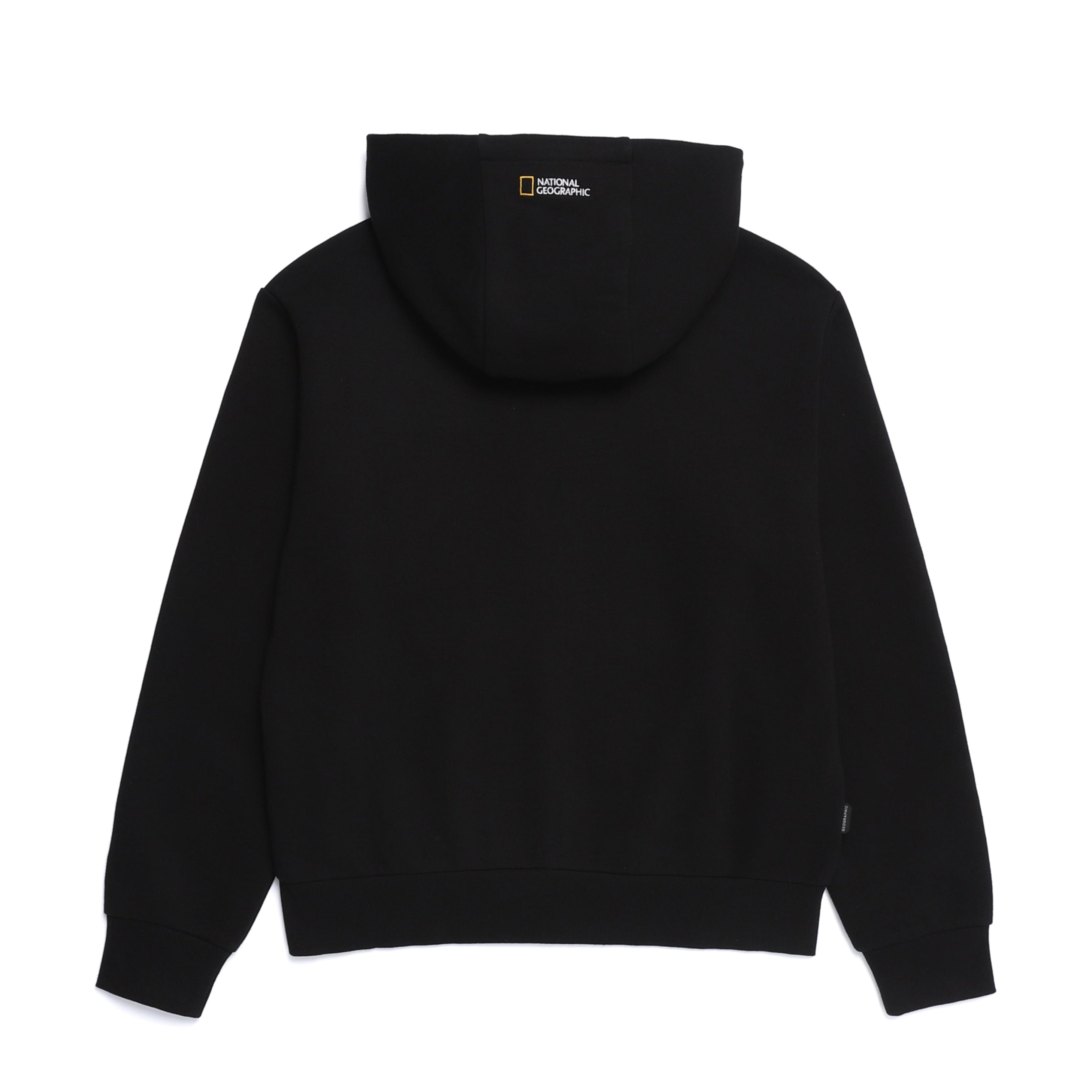 WOMEN ANIMAL WAPPEN TRAINING HOODIED ZIP-UP BLACK