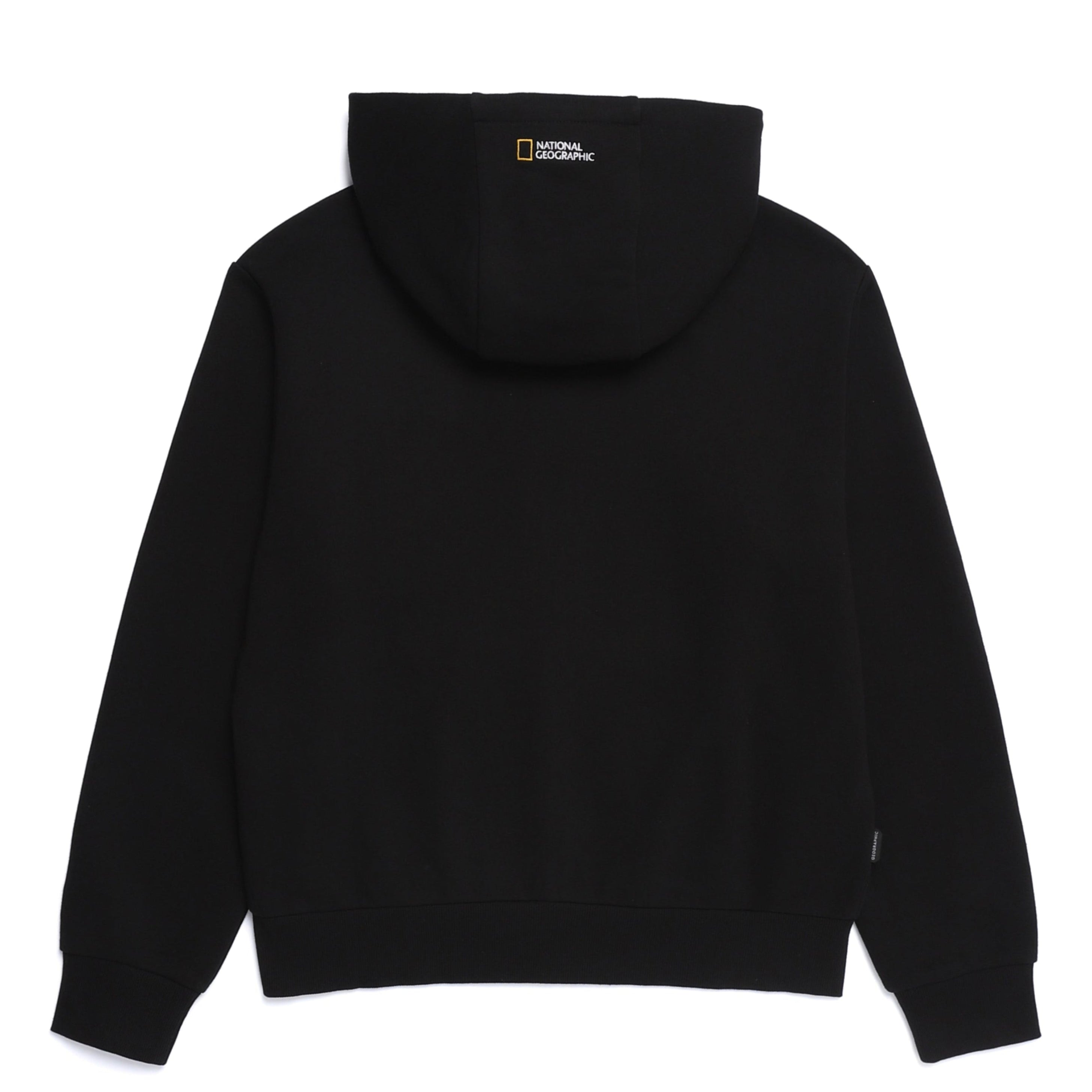 WOMEN ANIMAL WAPPEN TRAINING HOODIED ZIP-UP BLACK