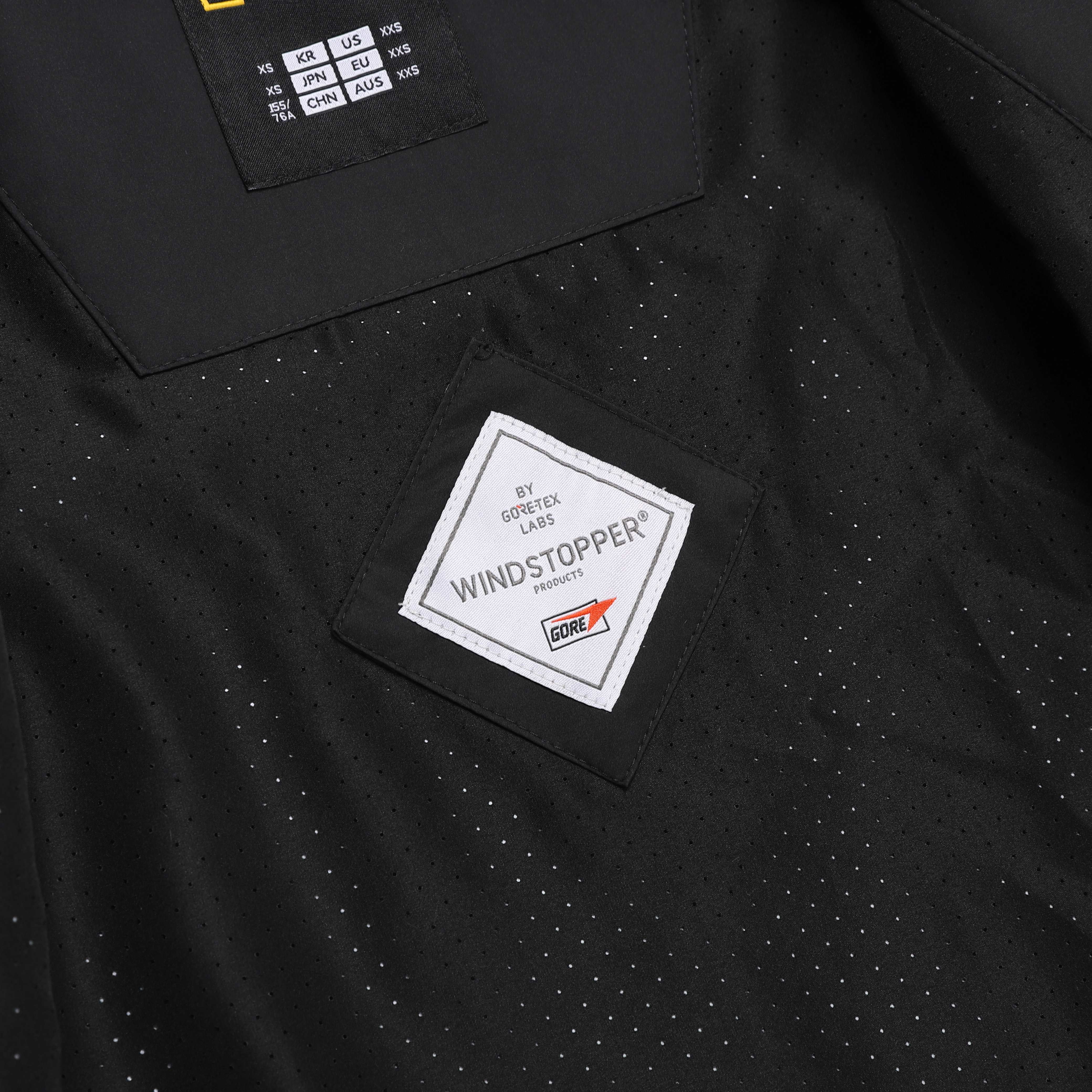 WOMEN ATLAS WINDSTOPPER BY GORE-TEX LABS 2 LAYERS JACKET BLACK