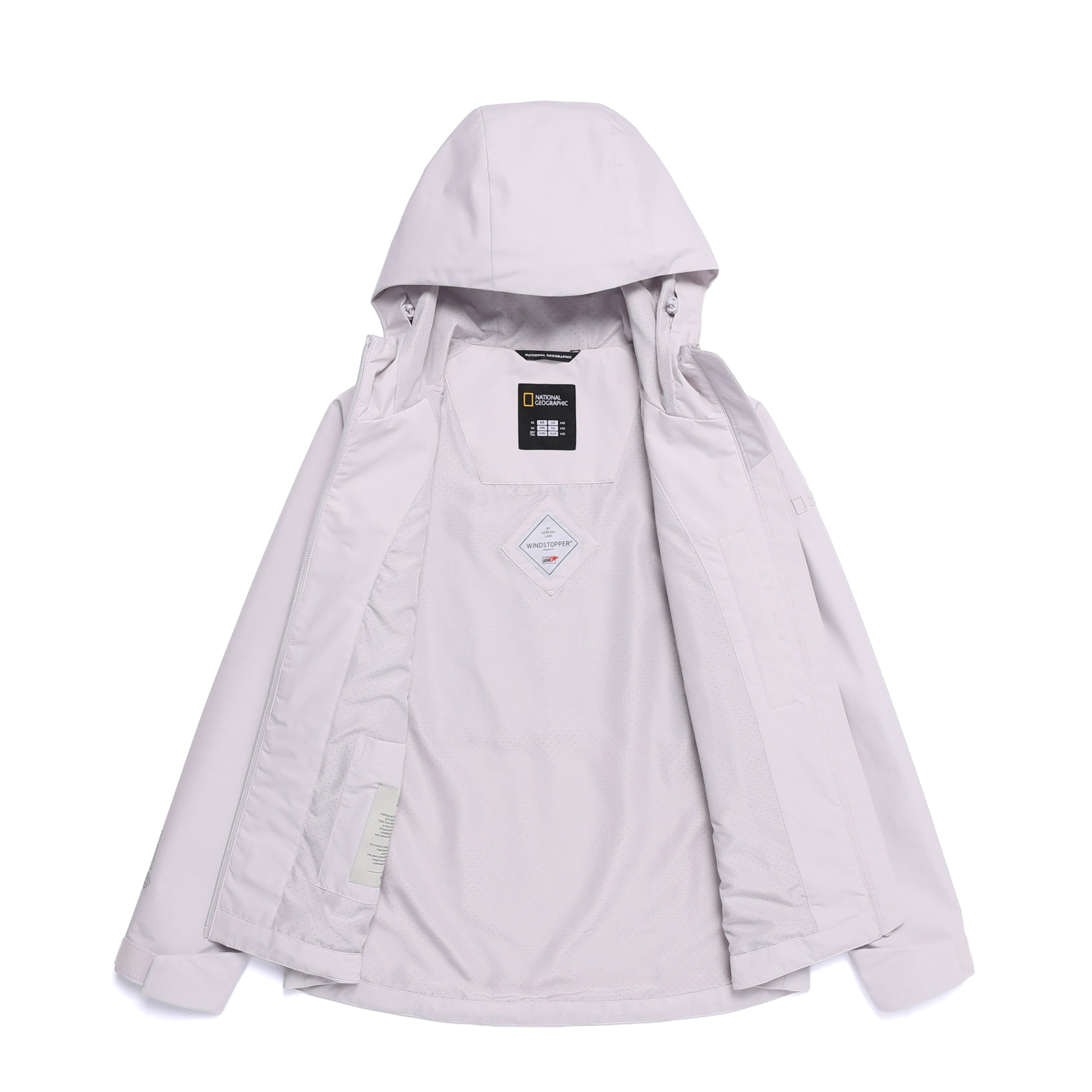 WOMEN ATLAS WINDSTOPPER BY GORE-TEX LABS 2 LAYERS JACKET LAVENDER