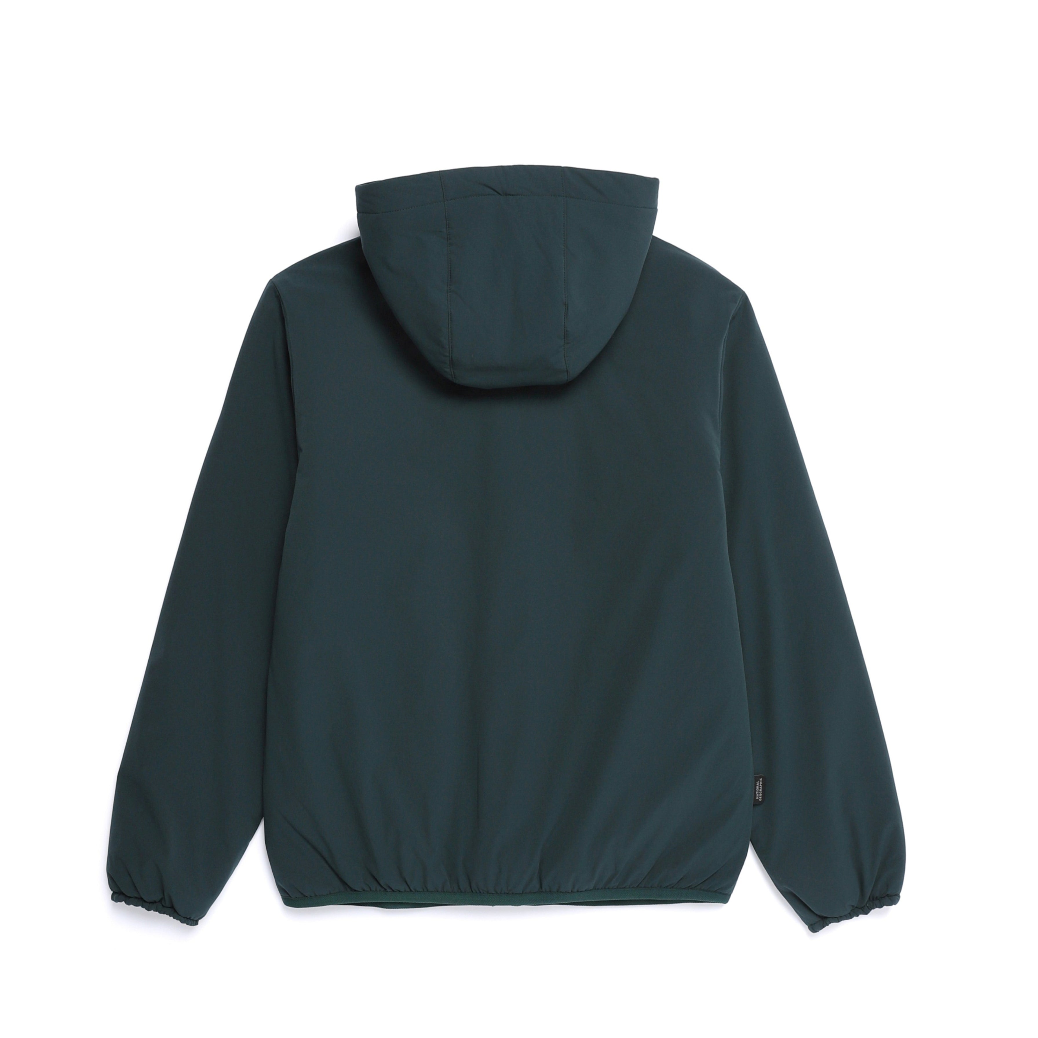 LOPURA WOOL PADDED JUMPER D/GREEN