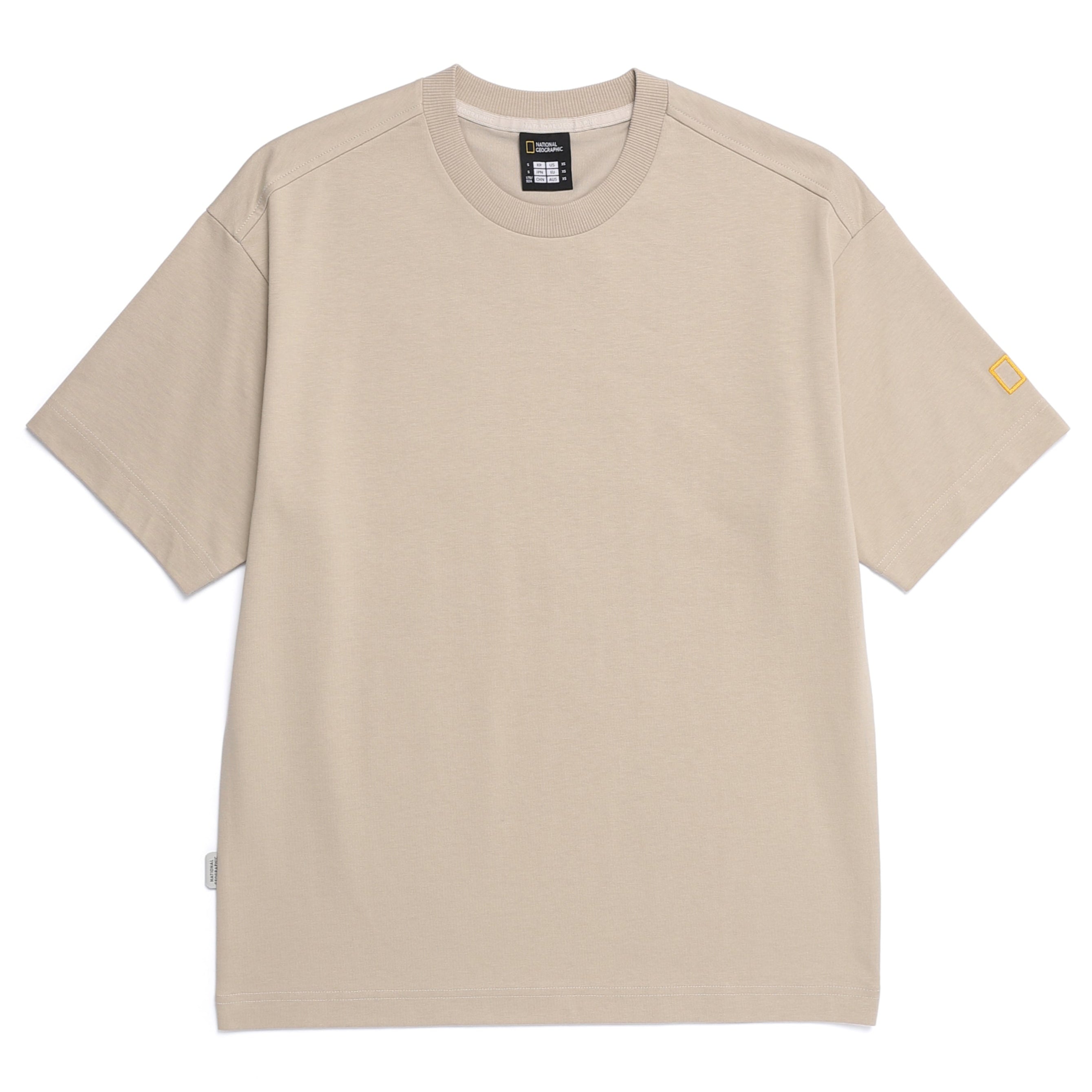 ANIMAL GRAPHIC SHORT SLEEVE T-SHIRT MOURNING BEIGE