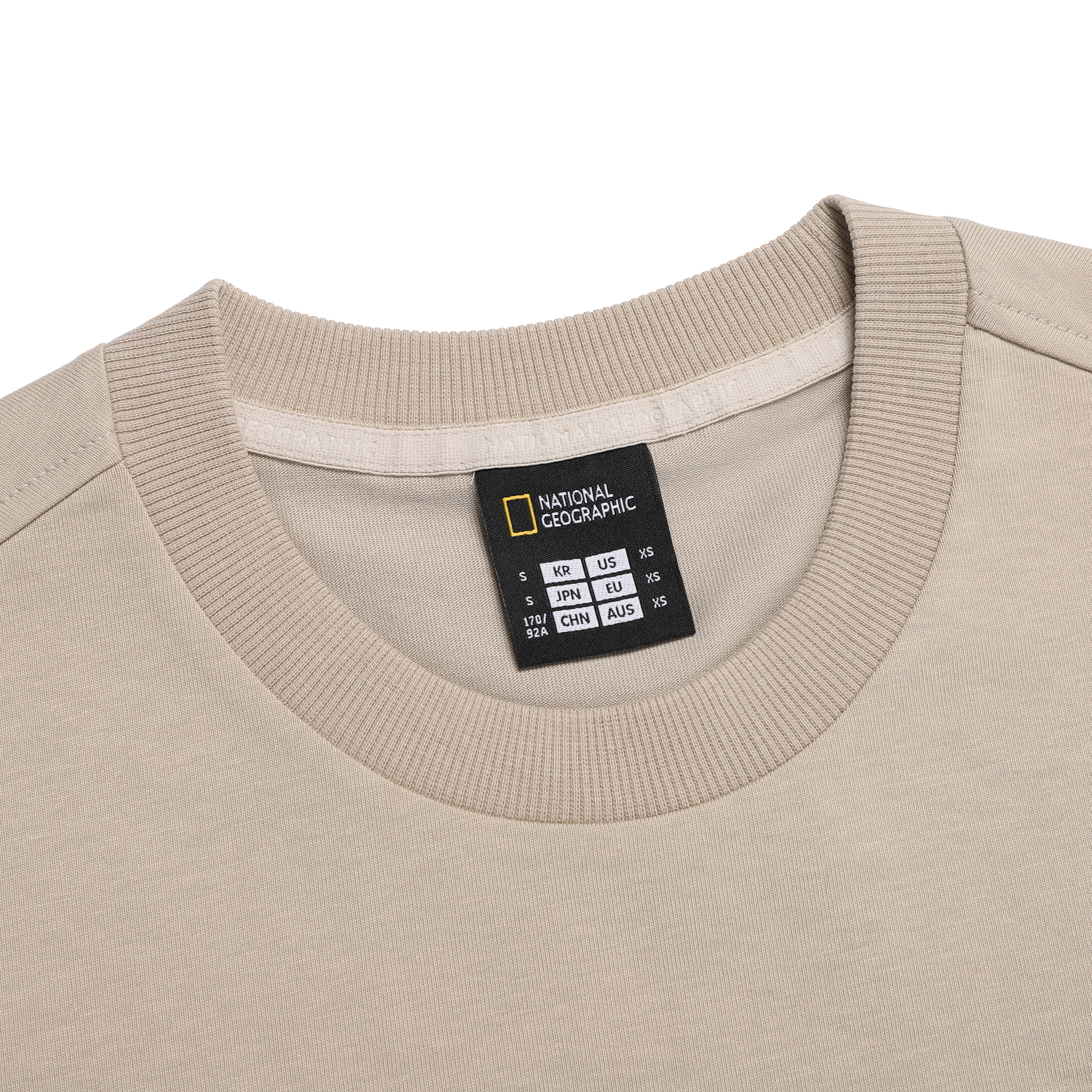 ANIMAL GRAPHIC SHORT SLEEVE T-SHIRT MOURNING BEIGE