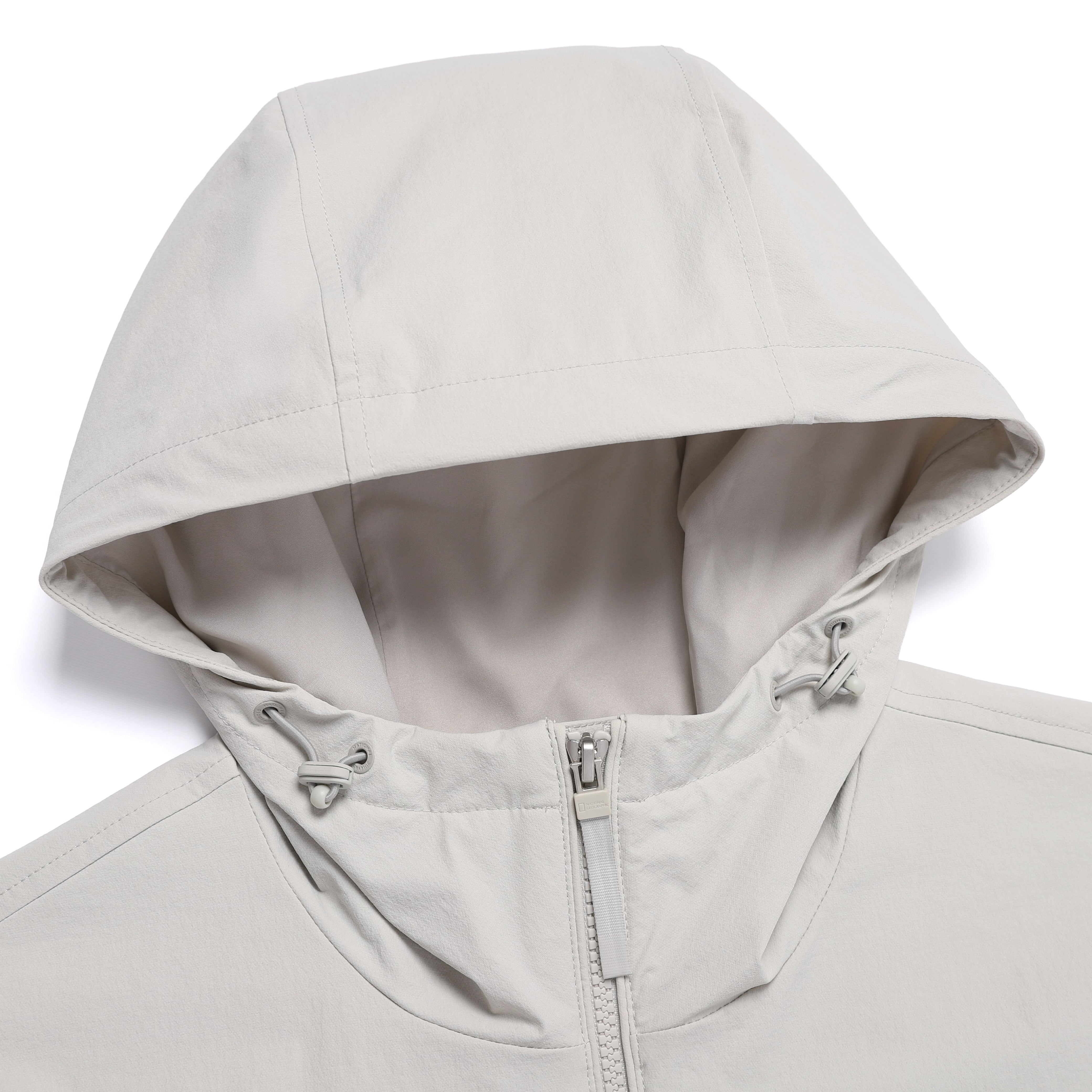 ARCHELON WOVEN STRETCH HOODIE ZIP-UP L/GREY