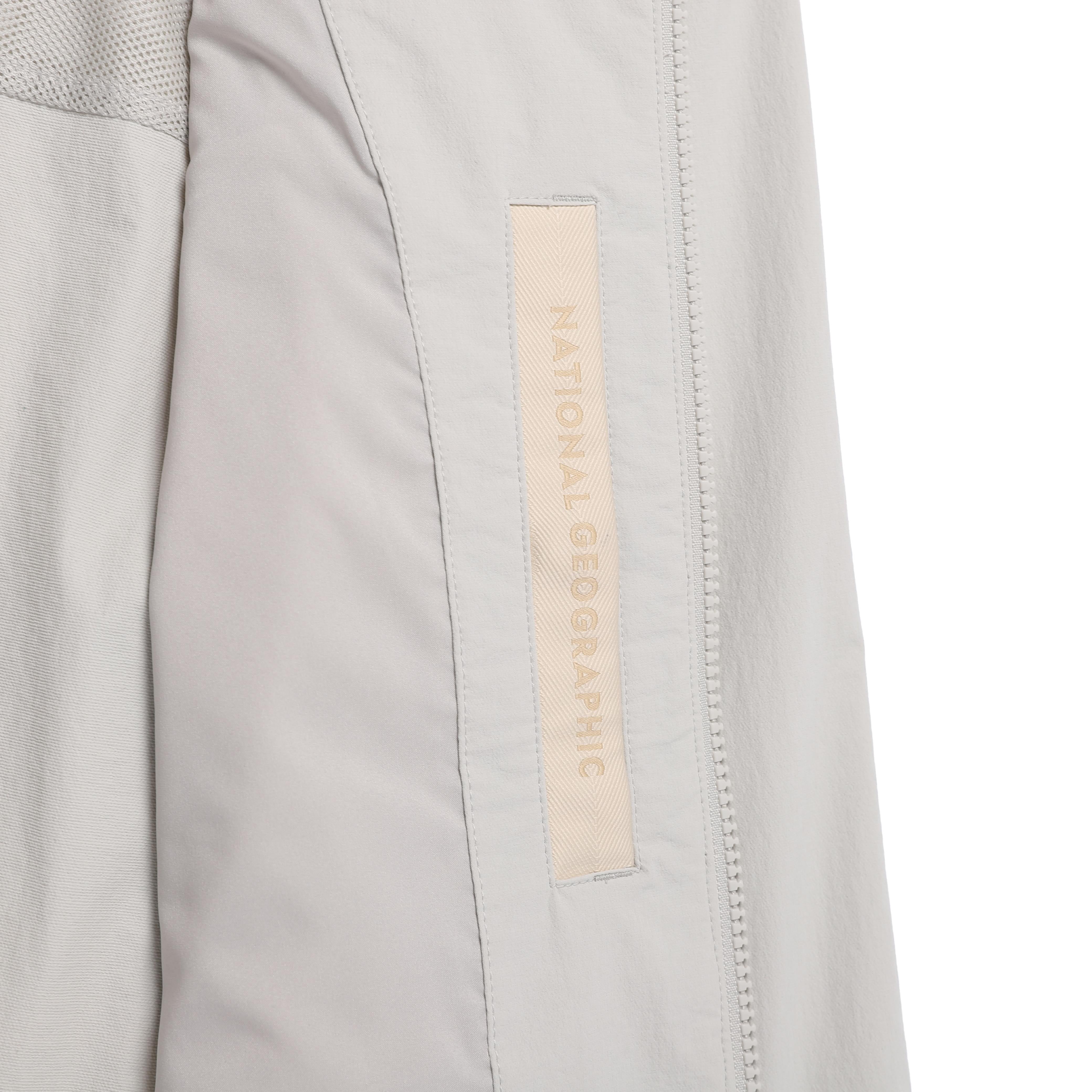 ARCHELON WOVEN STRETCH HOODIE ZIP-UP L/GREY