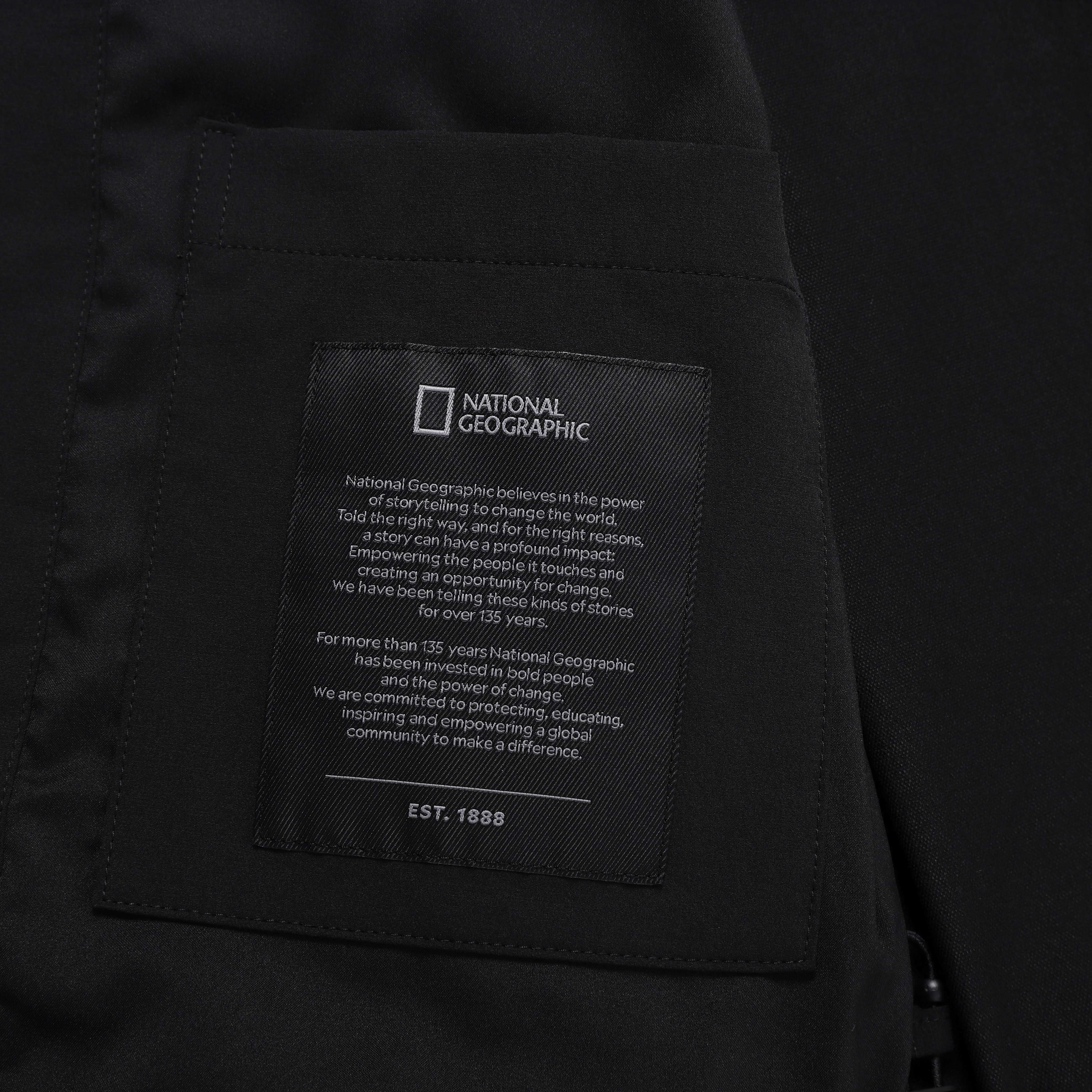 ARCHELON WOVEN STRETCH HOODIE ZIP-UP BLACK