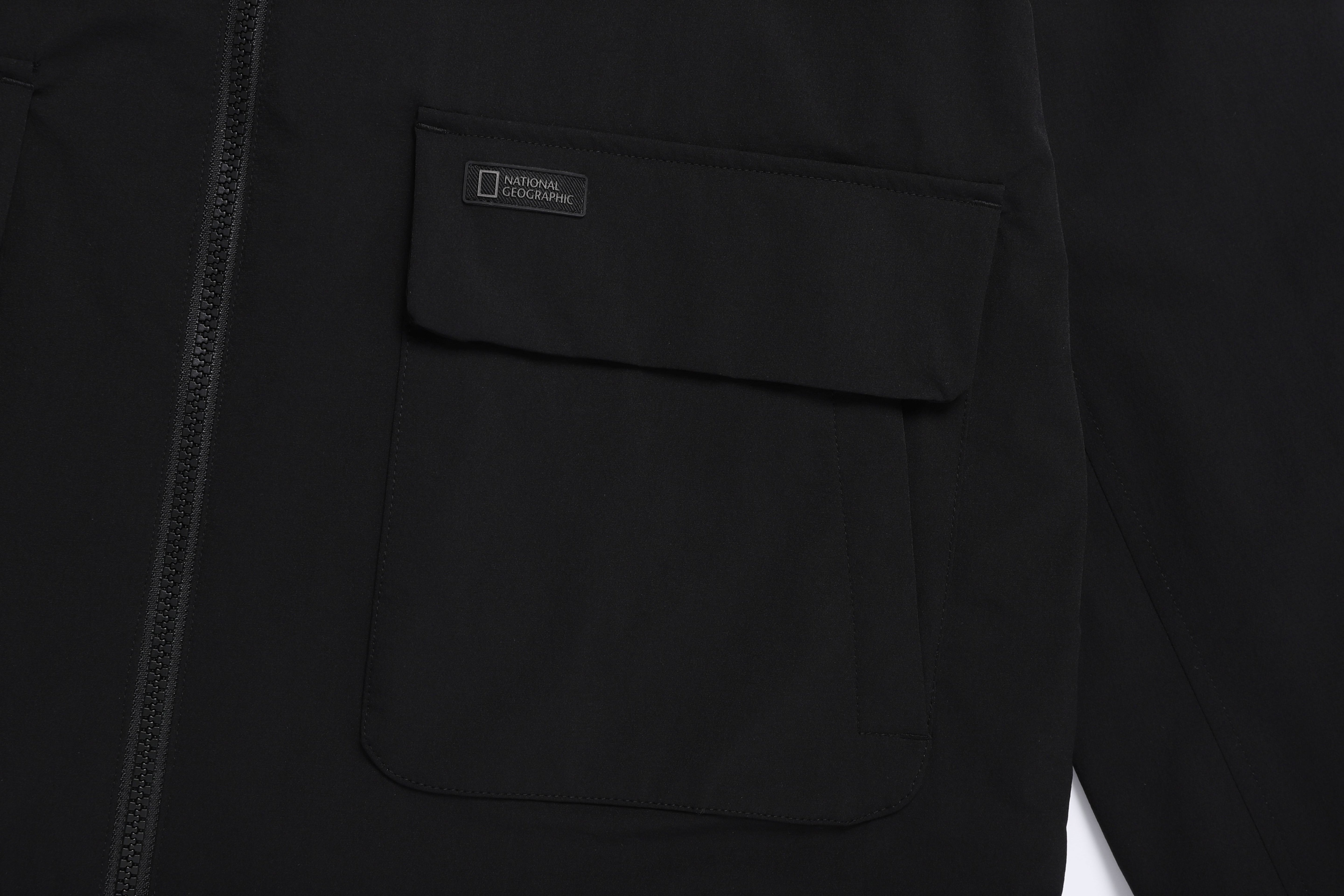 WOMEN ARCHELON WOVEN STRETCH TRAINING HOODED ZIP-UP BLACK