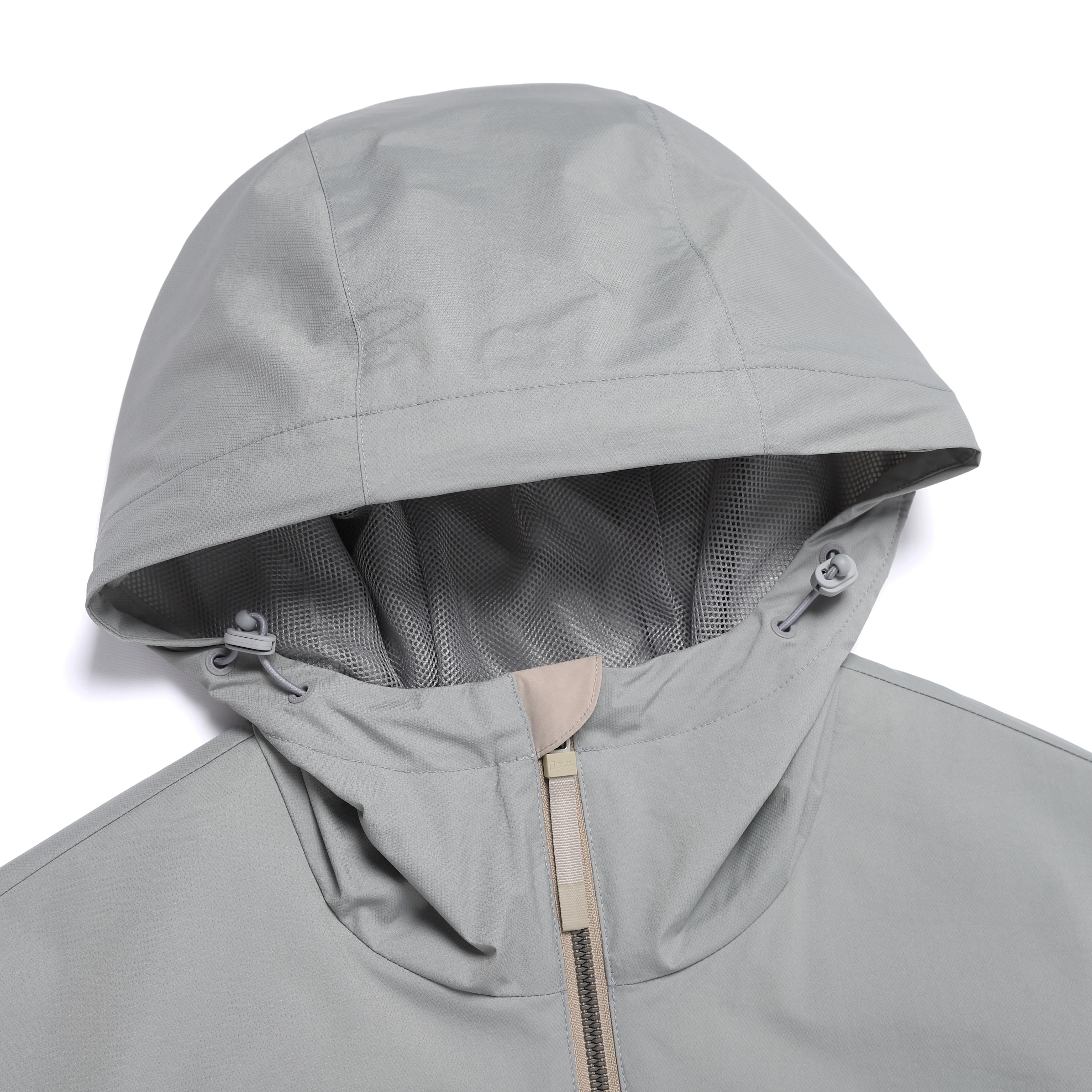 2 LAYER WINDBREAKER JUMPER MOURNING BEIGE