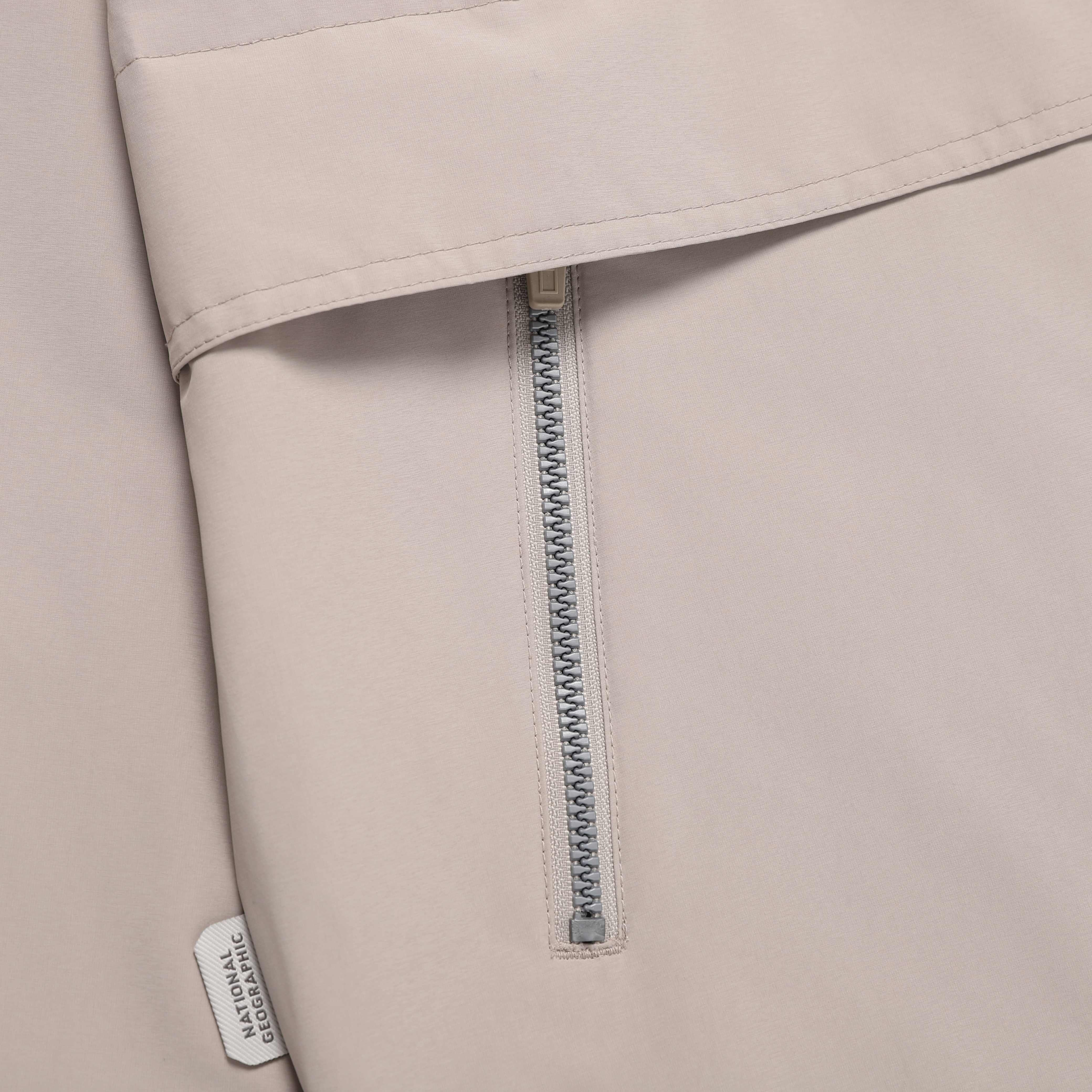 2 LAYER WINDBREAKER JUMPER MOURNING BEIGE