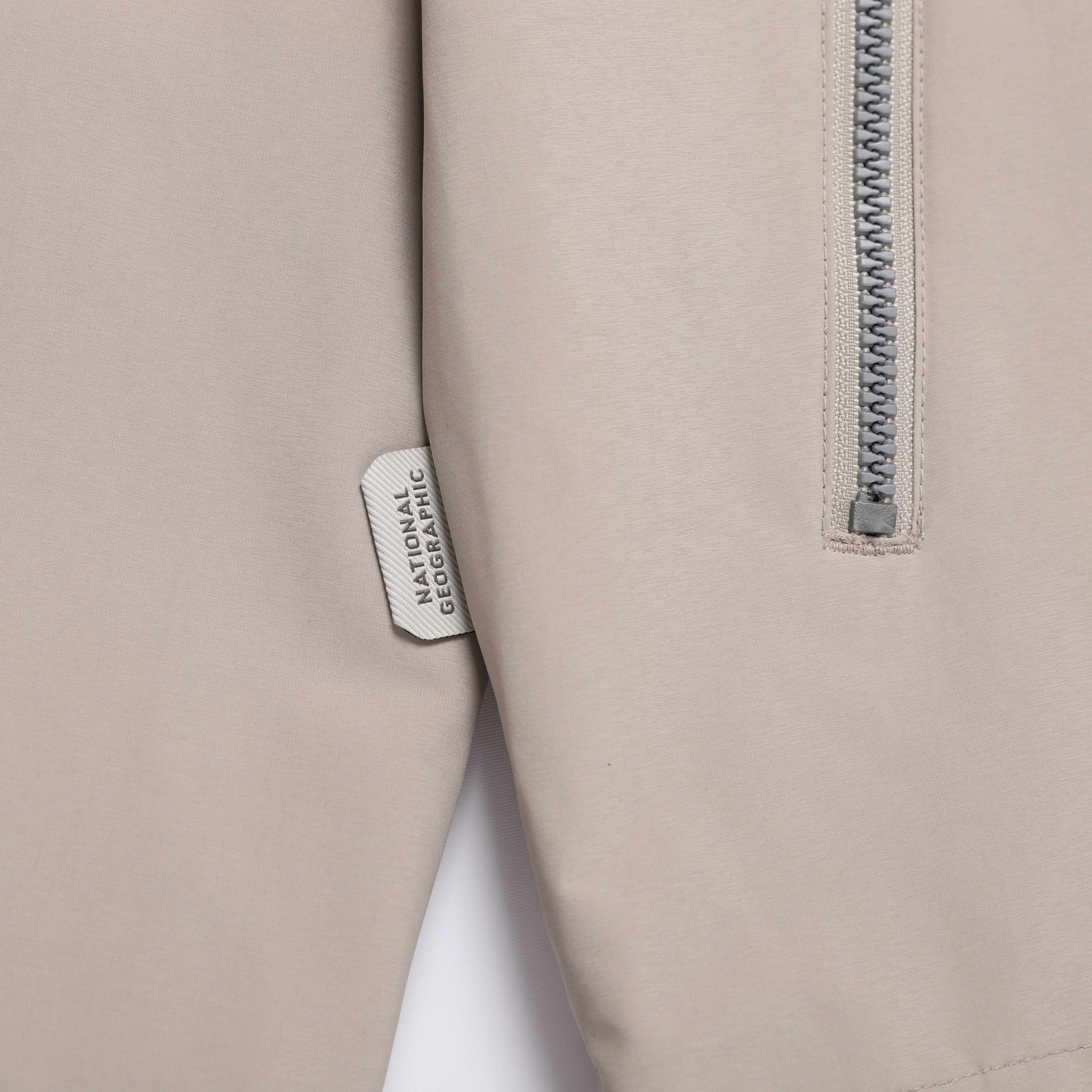 2 LAYER WINDBREAKER JUMPER MOURNING BEIGE