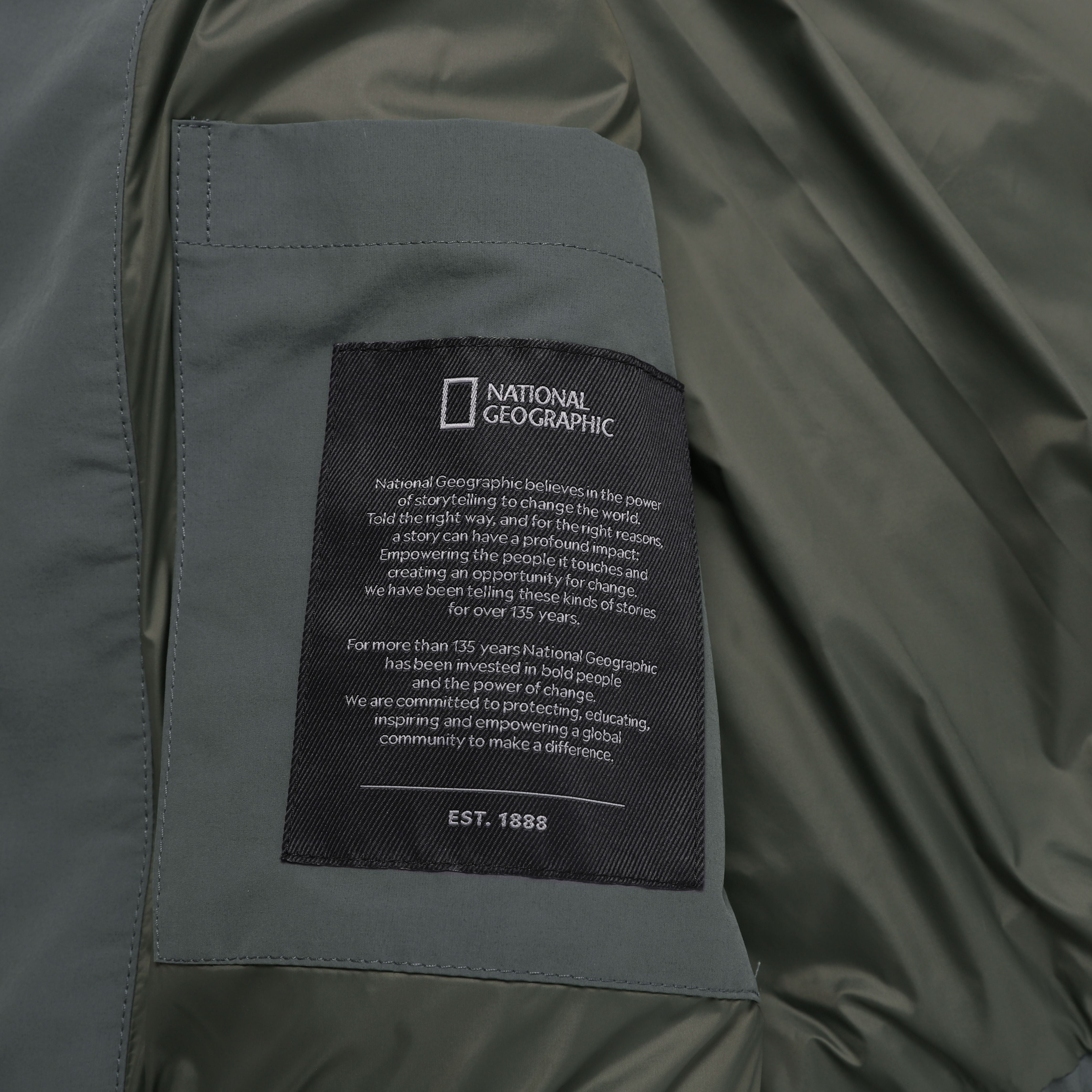 HERON U NECK LIGHTWEIGHT GOOSE DOWN VEST STONE GREY