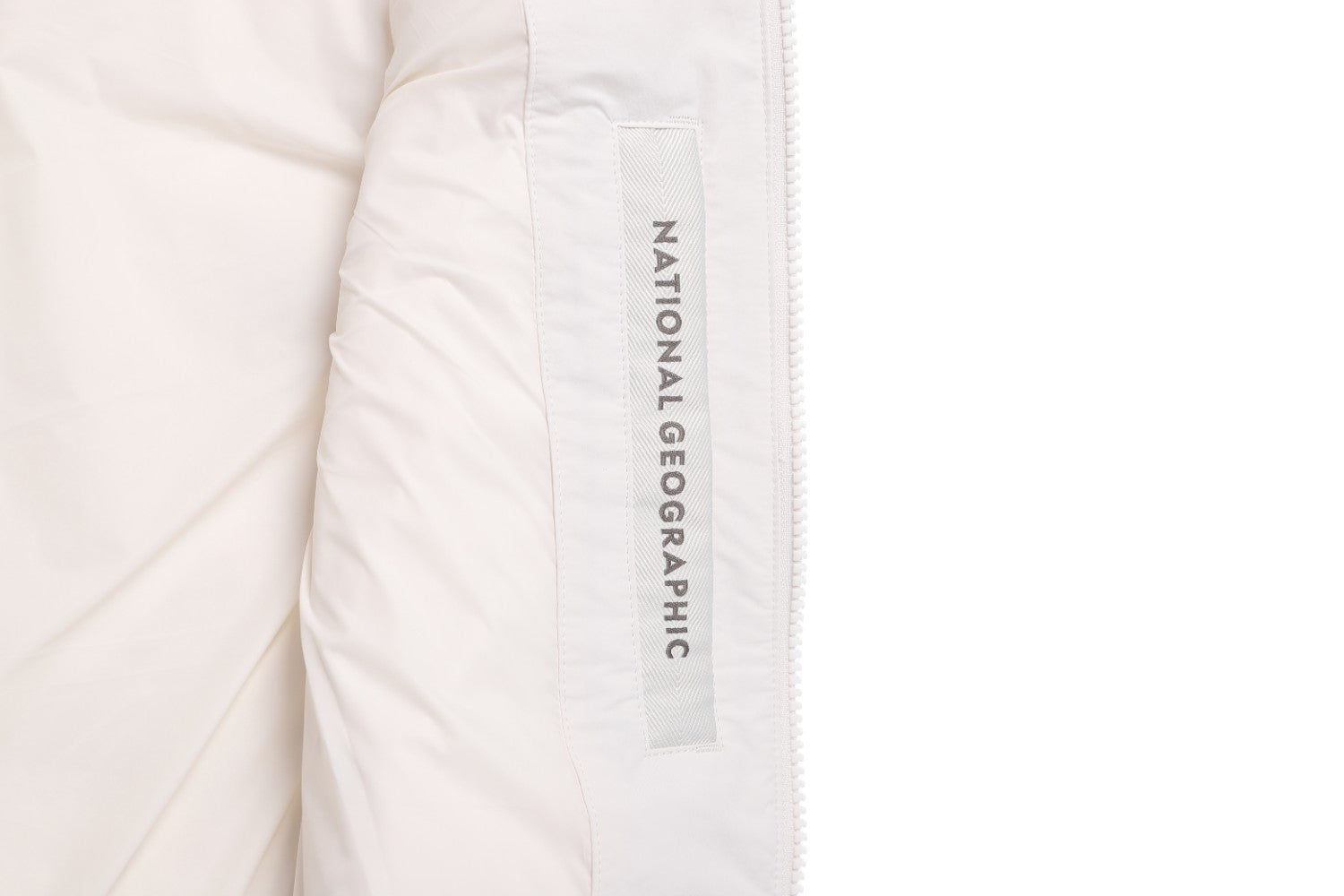 HERON U NECK LIGHTWEIGHT GOOSE DOWN VEST CRYSTAL BEIGE
