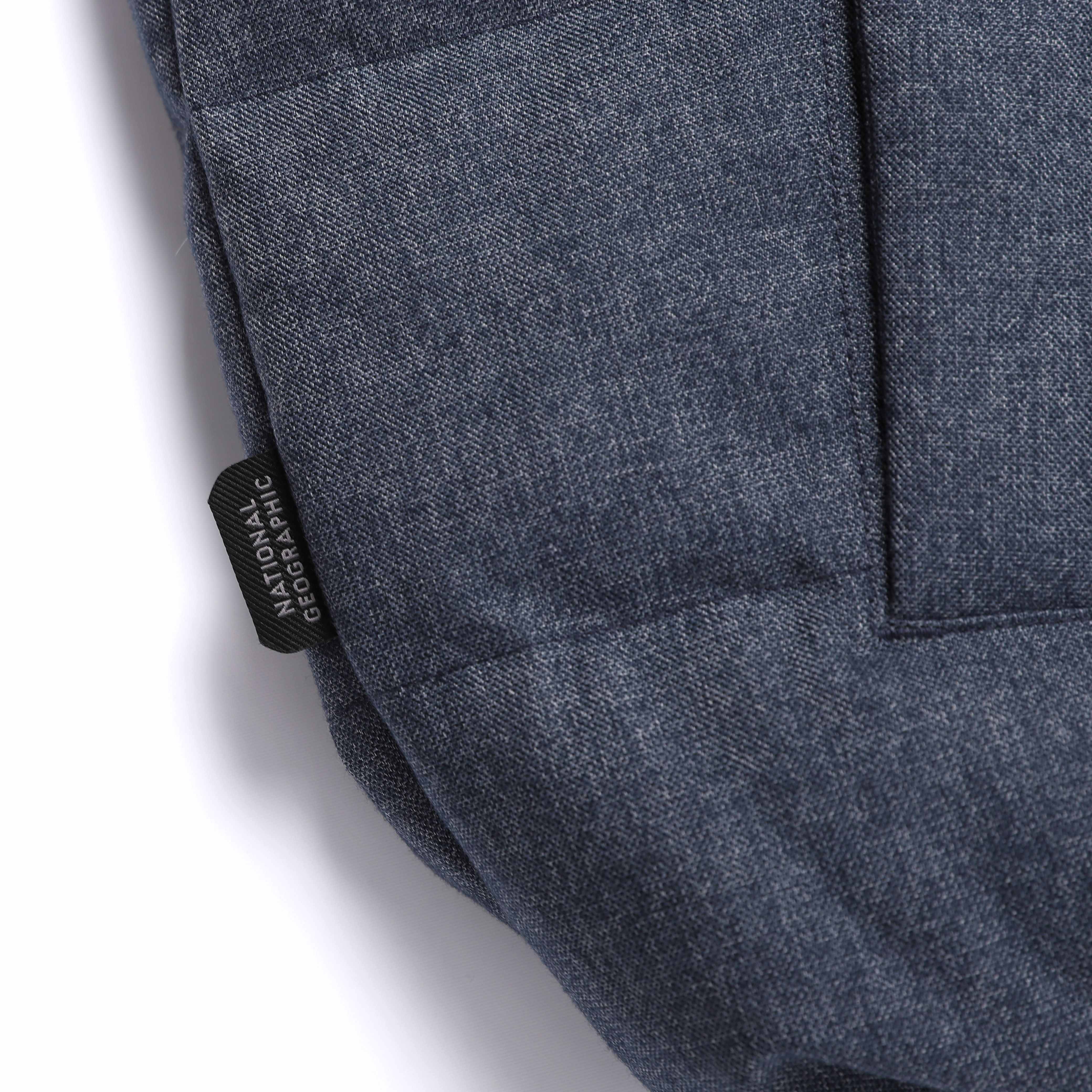 HERON U NECK LIGHTWEIGHT GOOSE DOWN VEST (DENIM) INDIGO