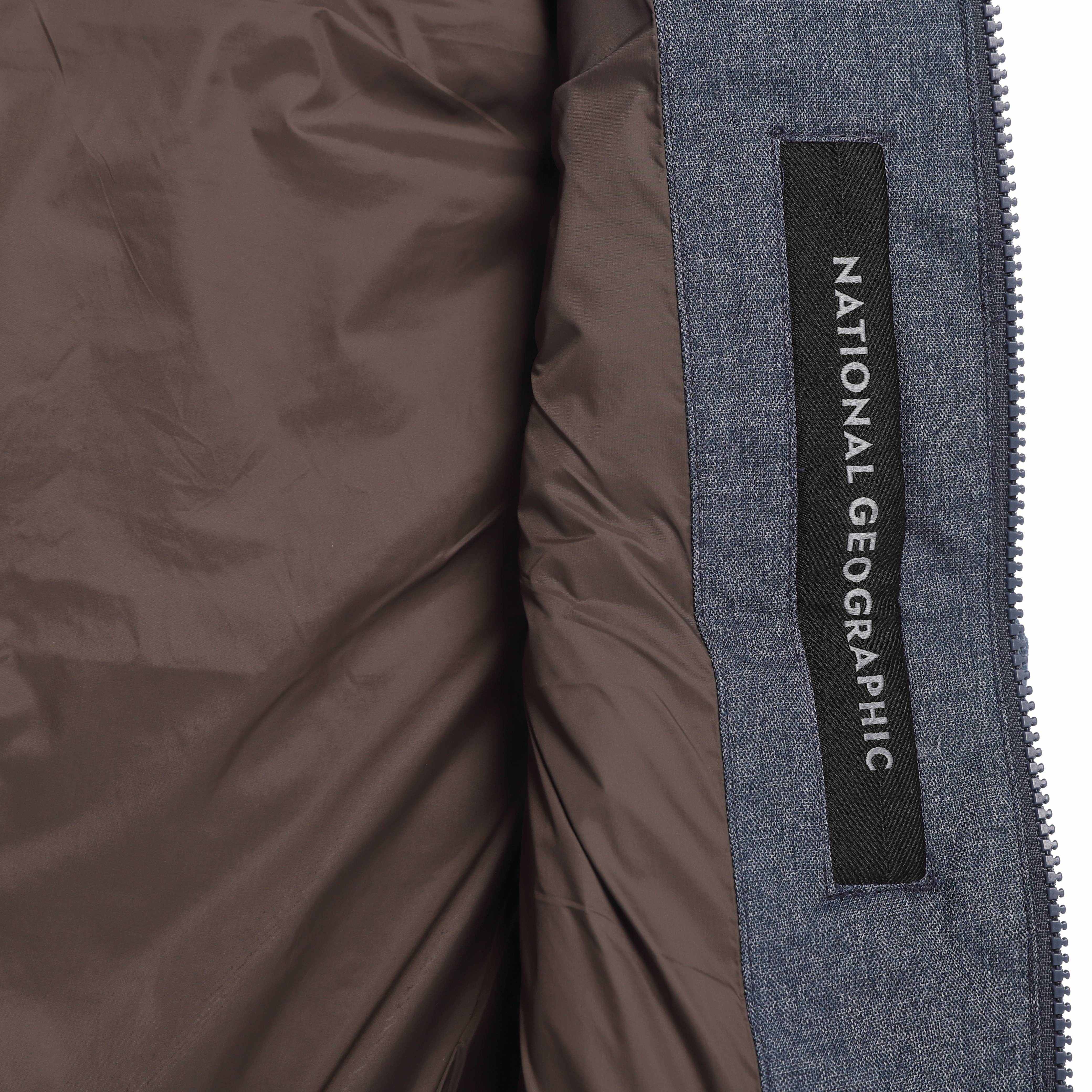 HERON U NECK LIGHTWEIGHT GOOSE DOWN VEST (DENIM) INDIGO