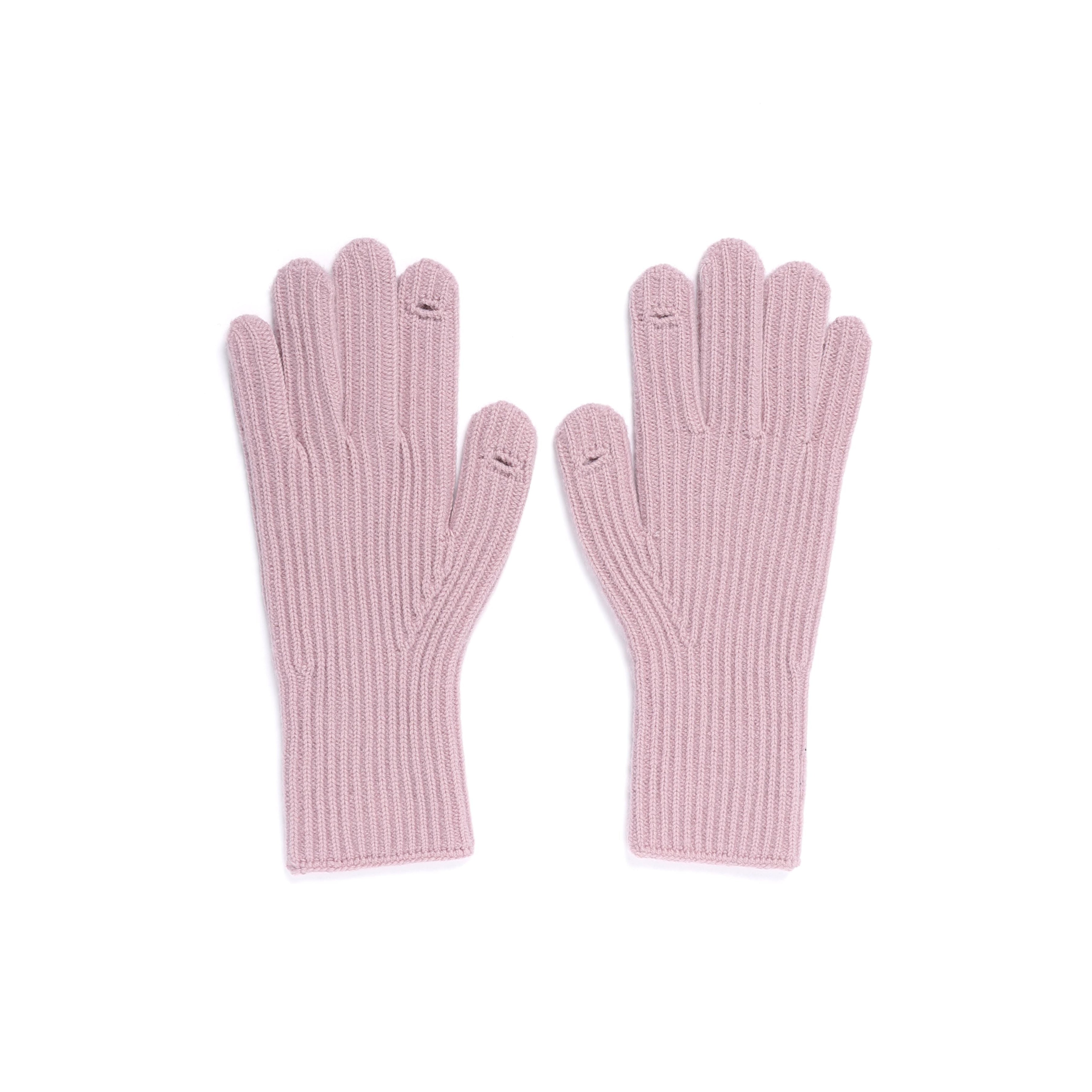 COZY KNIT GLOVES PINK