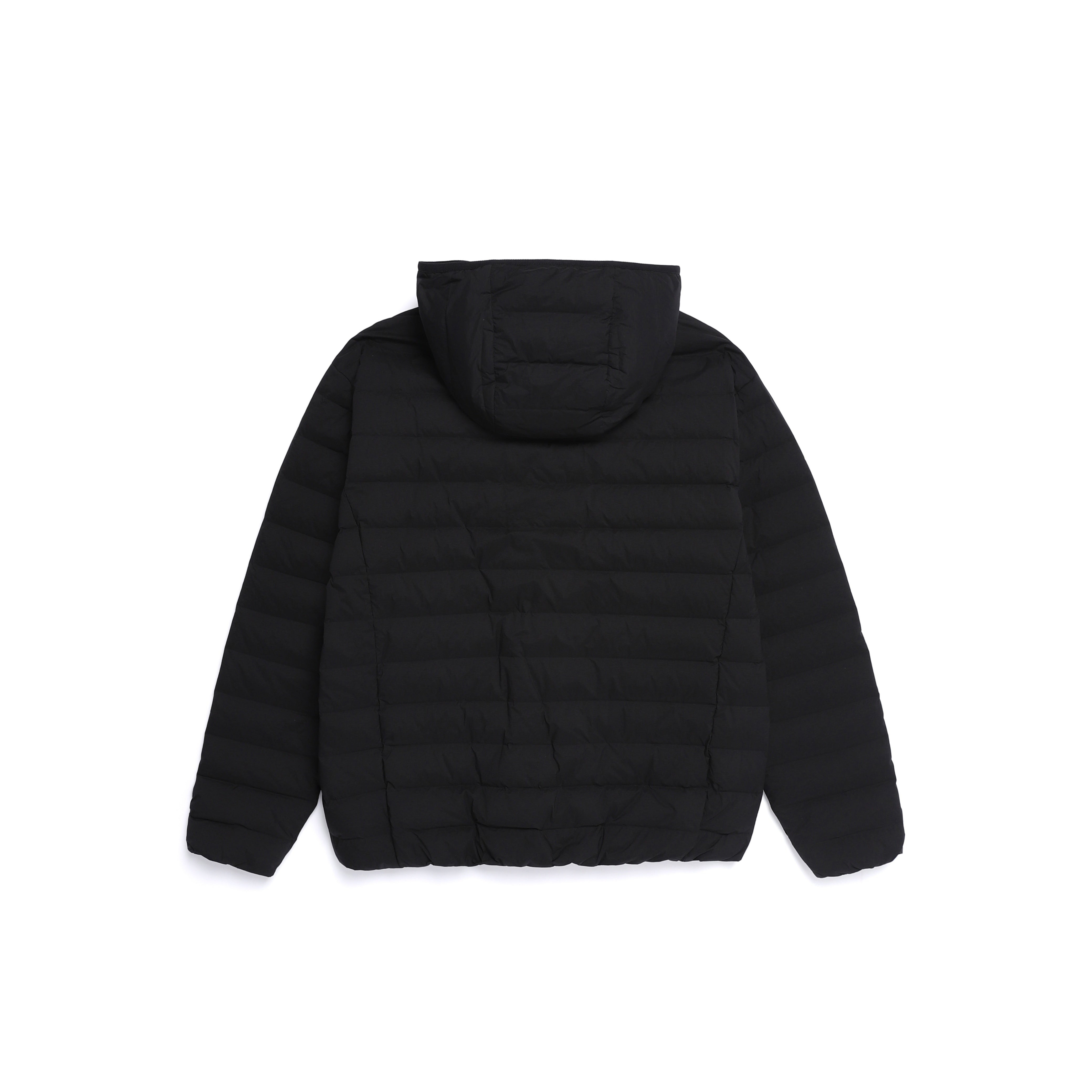 ATIK HOODED TUBE GOOSE DOWN JUMPER BLACK