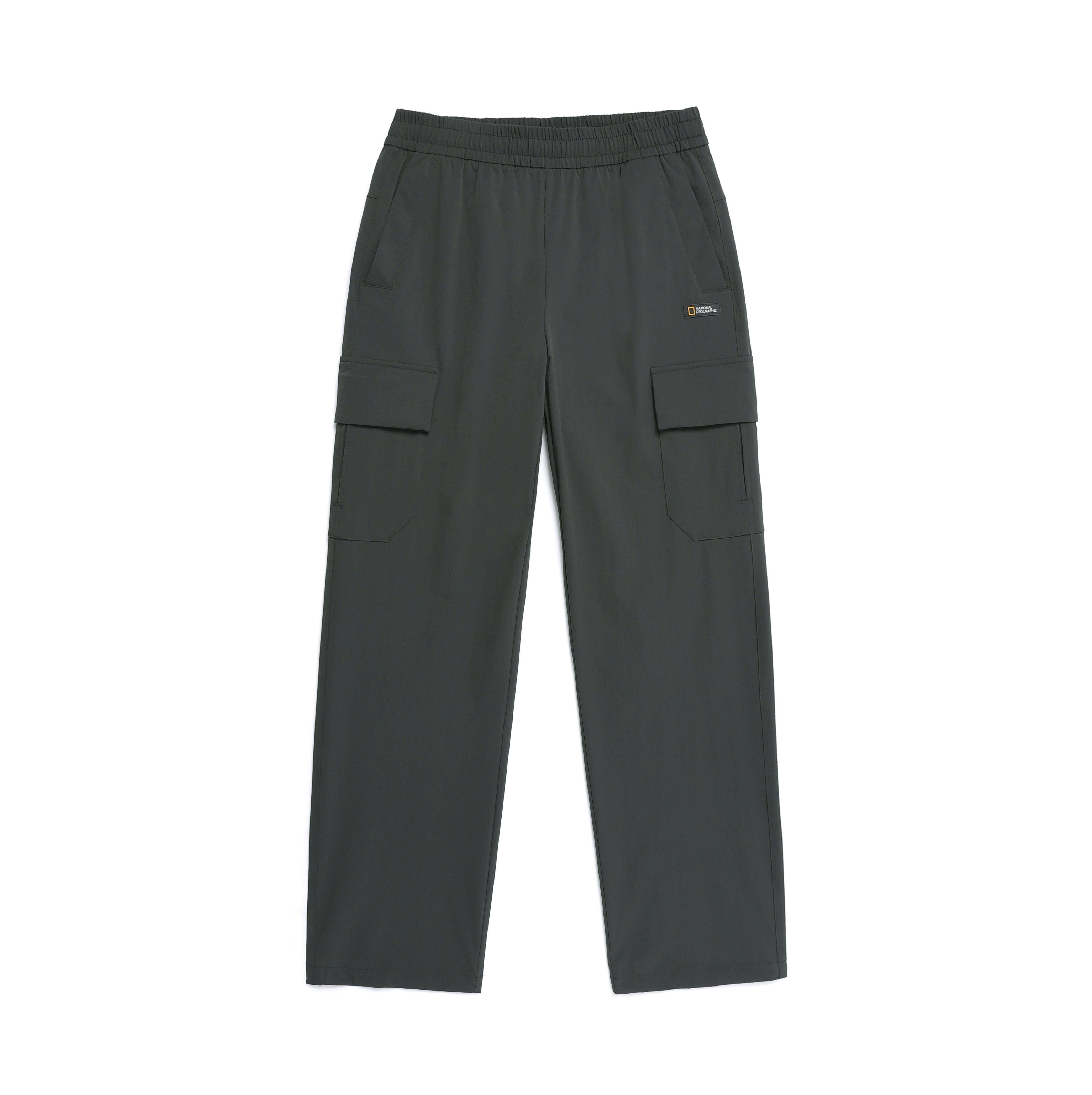 ARCHELON WOVEN STRAIGHT PANTS GREY